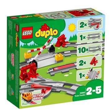 LEGO® Konstruktions-Spielset 2er Set: 10872 Eisenbahnbrücke und Schienen + 1088