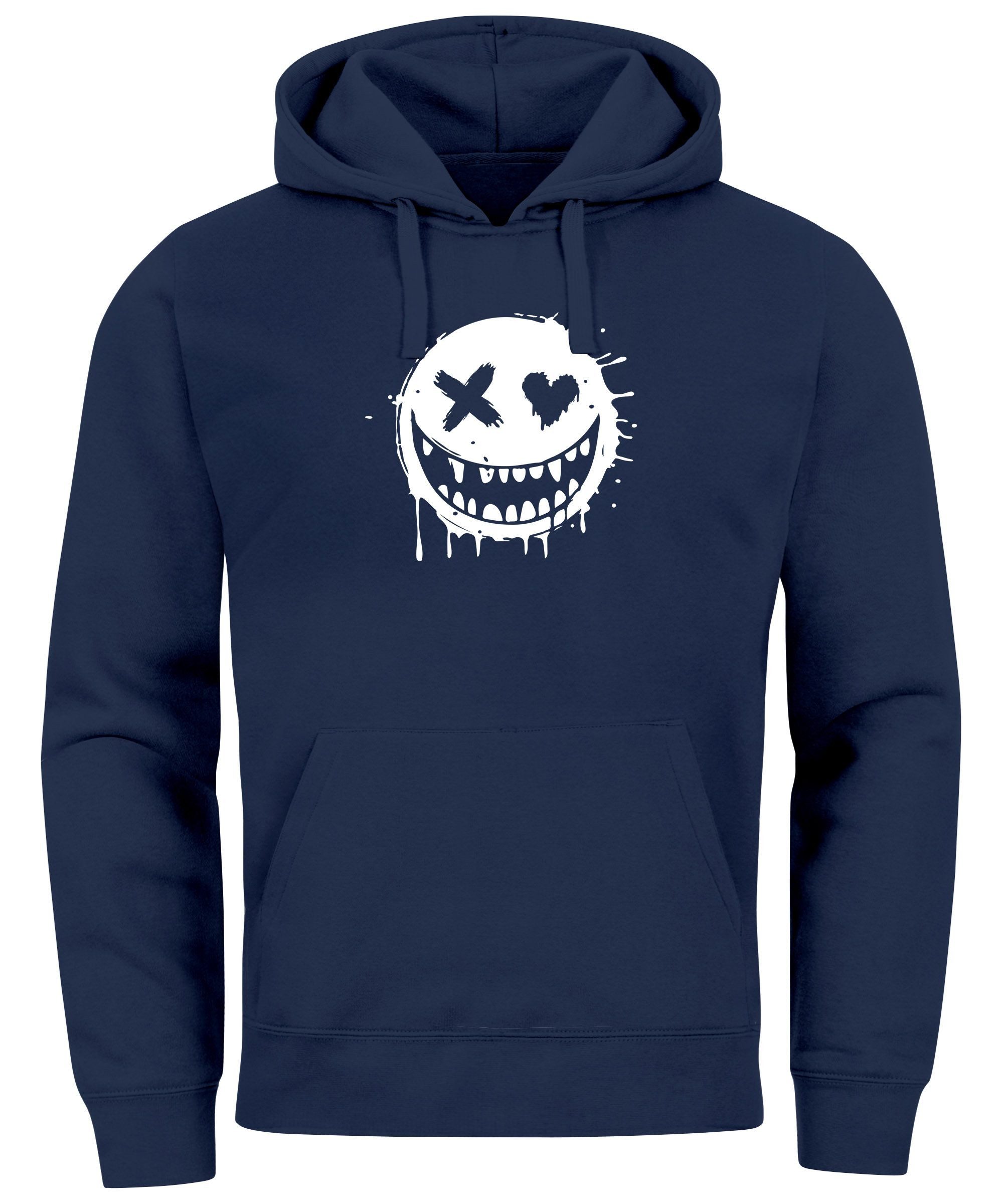 Neverless Hoodie Hoodie Herren Print Aufdruck günstig online kaufen