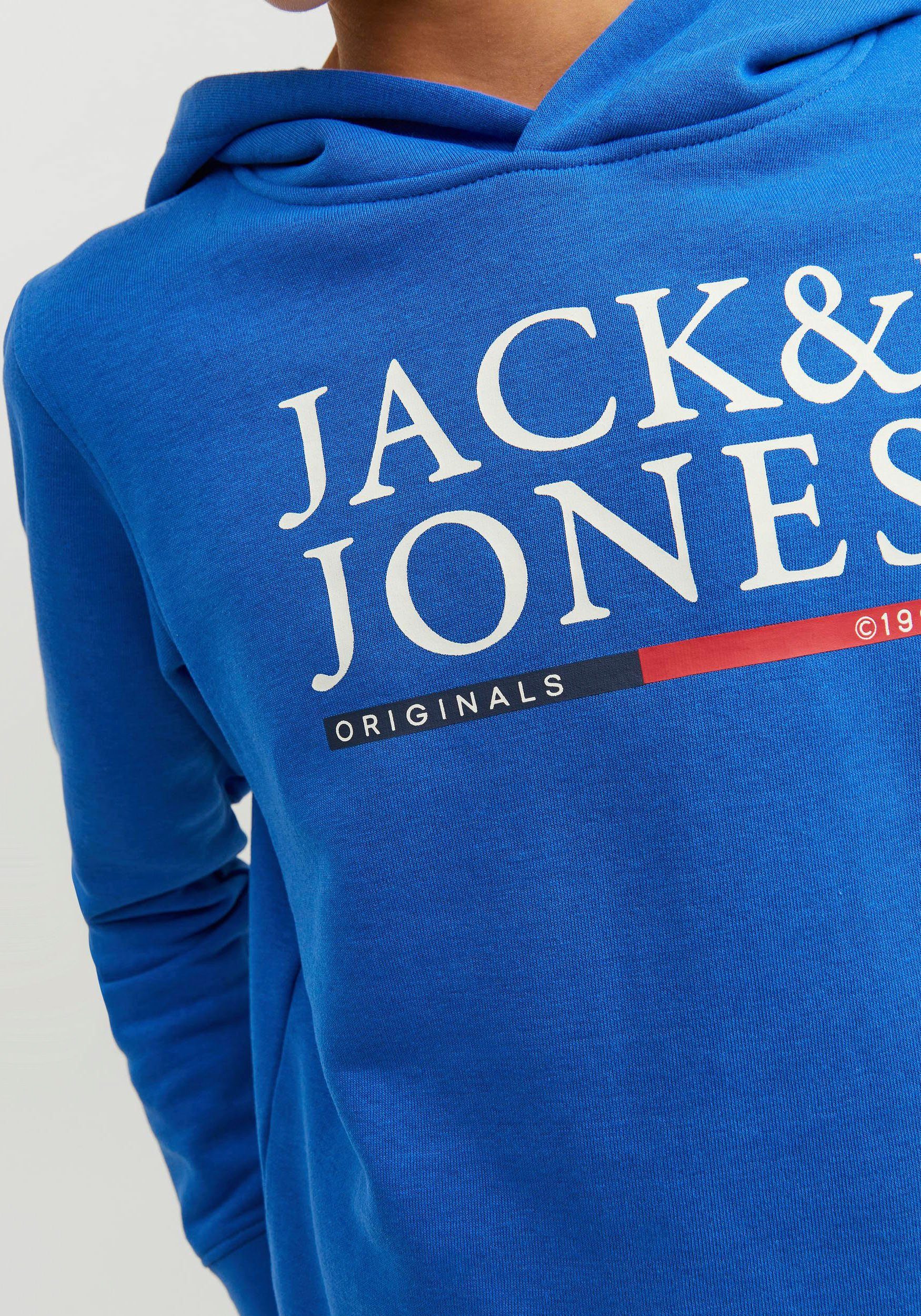 JORCODYY Jones Blue SWEAT & HOOD Nautical Junior Jack JNR SN Kapuzensweatshirt