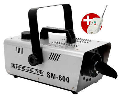 Showlite Discolicht SM-600 Schneemaschine 600W, Ideal zur Festinstallation für Bühnen, Discos oder Bars