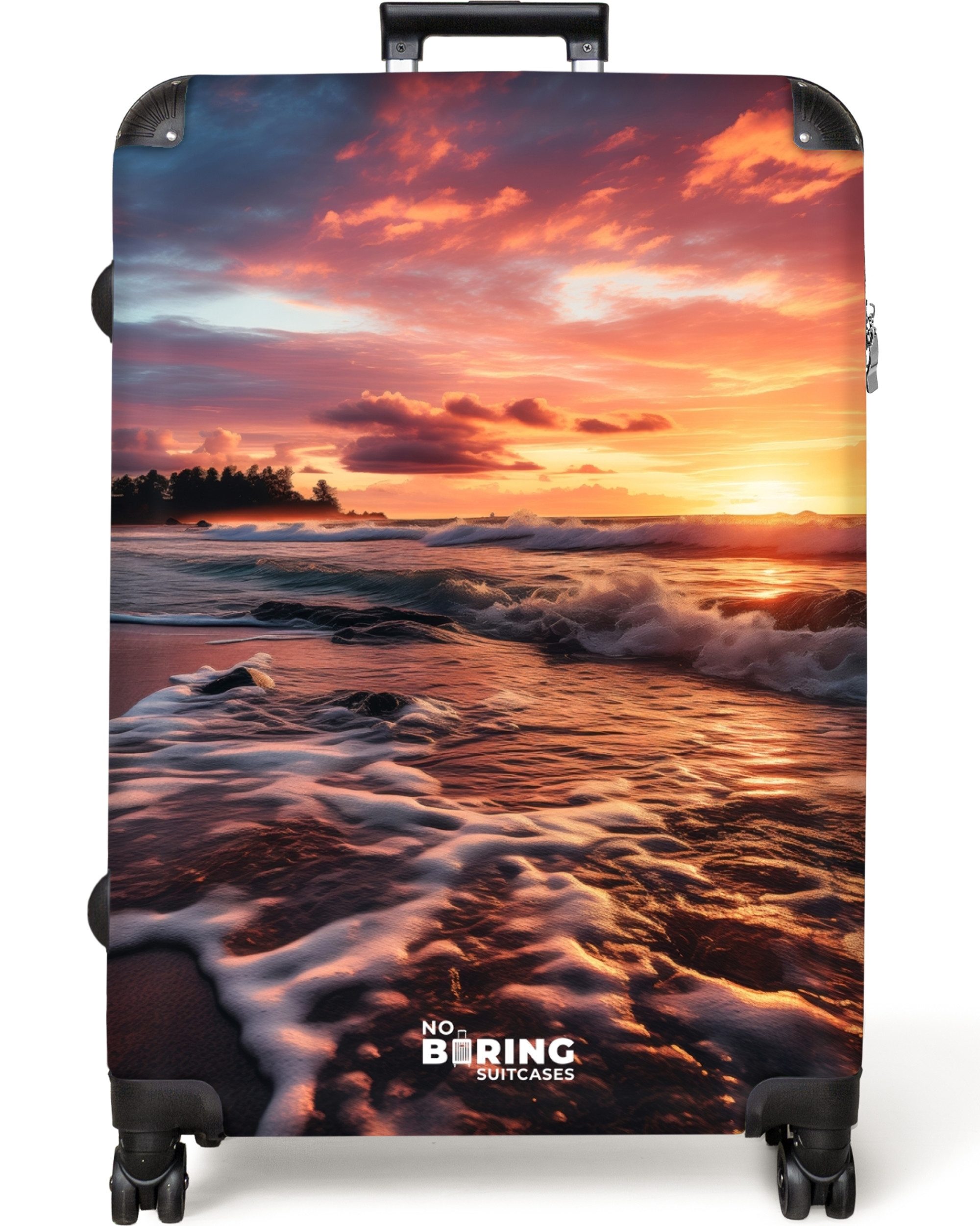 NoBoringSuitcases.com© Hartschalen-Trolley Meer bei Sonnenuntergang 77 günstig online kaufen