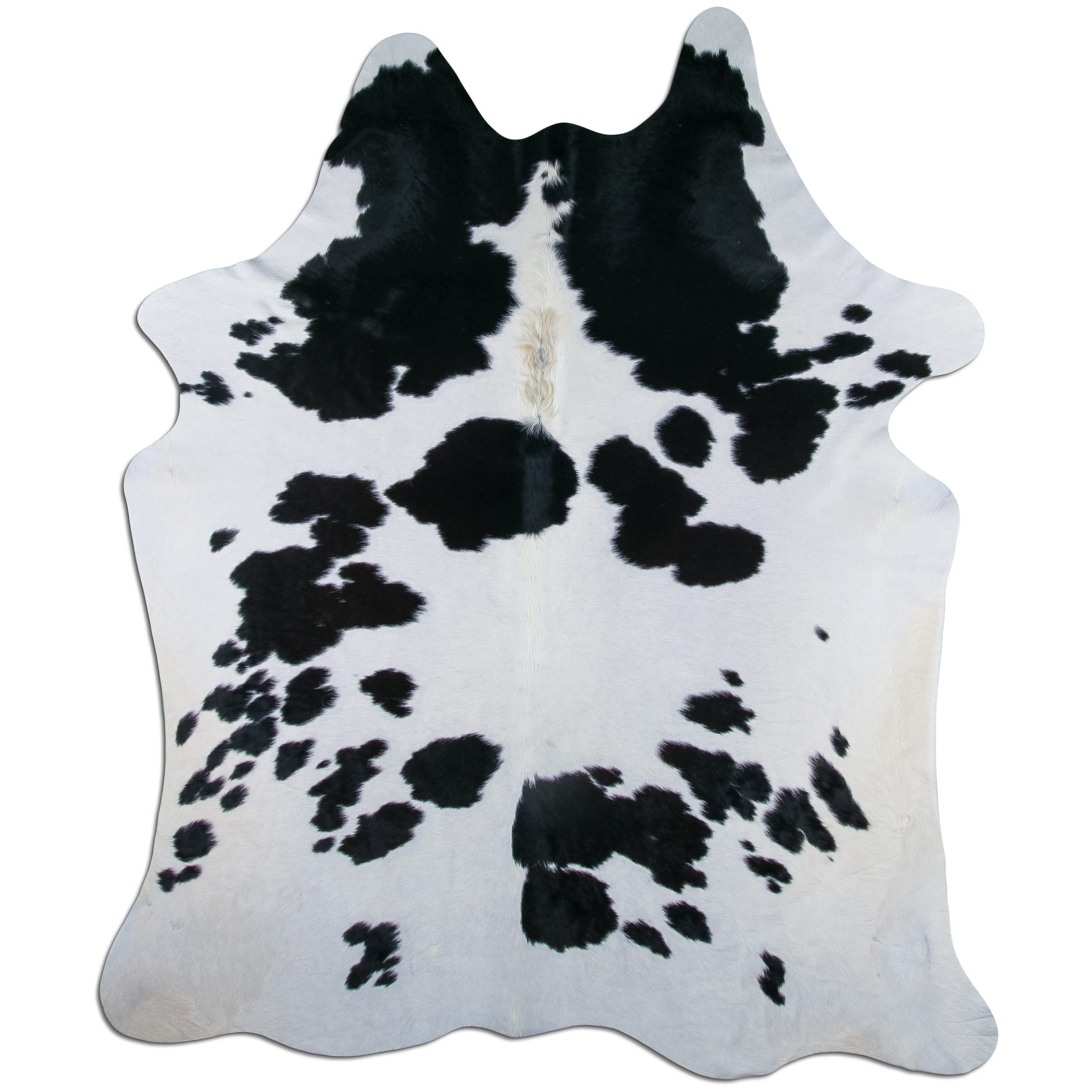 Livorio Fellteppich - schwarz weiß / günstig online kaufen