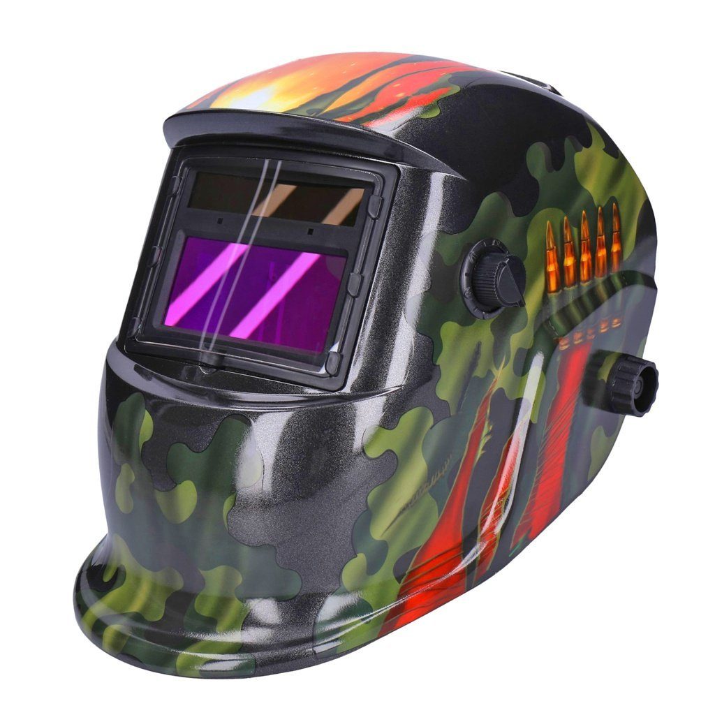 mit Solar TP Automatik Soldier Schweißhelm Schutzhelm 1633-A UV-Schutz