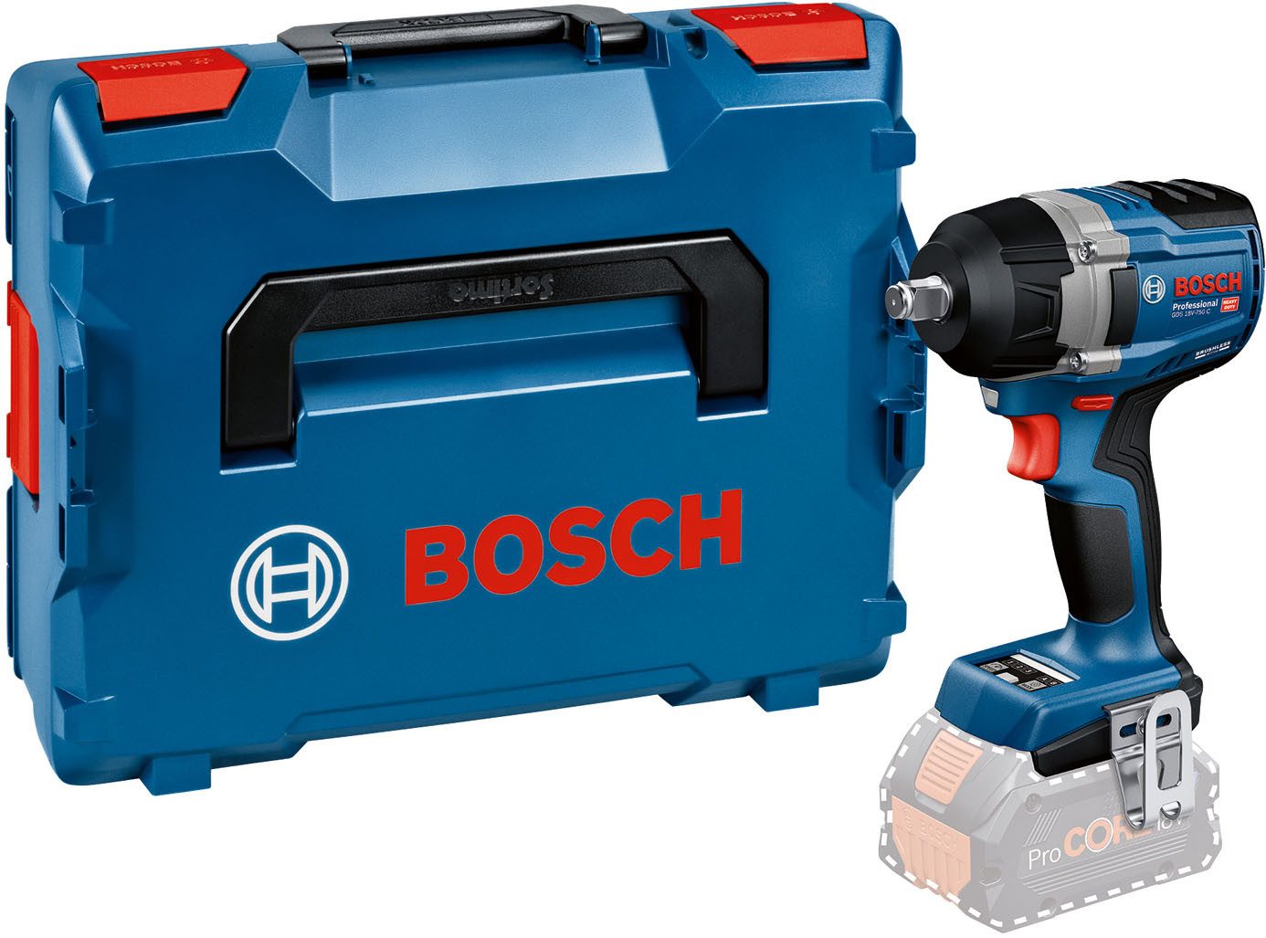 Bosch Professional Akku-Drehschlagschrauber »GDS 18V-750 C«, ohne Akku, ohn günstig online kaufen