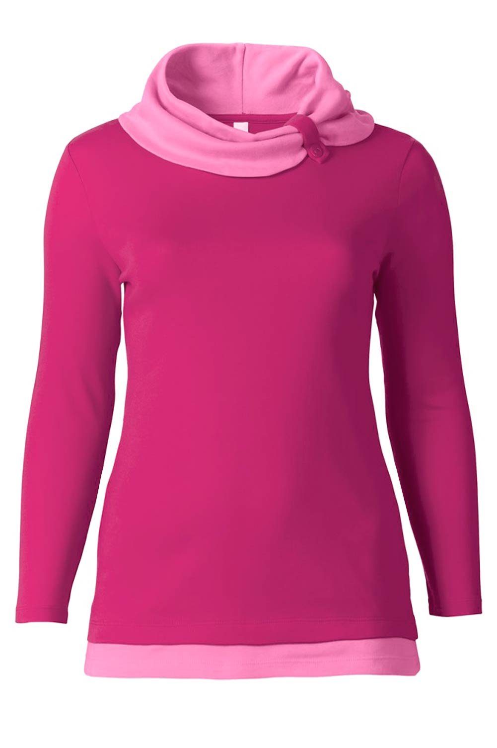 sheego by Miyabi Kawai Longshirt »Sheego Damen Longshirt, pink-rosa«
