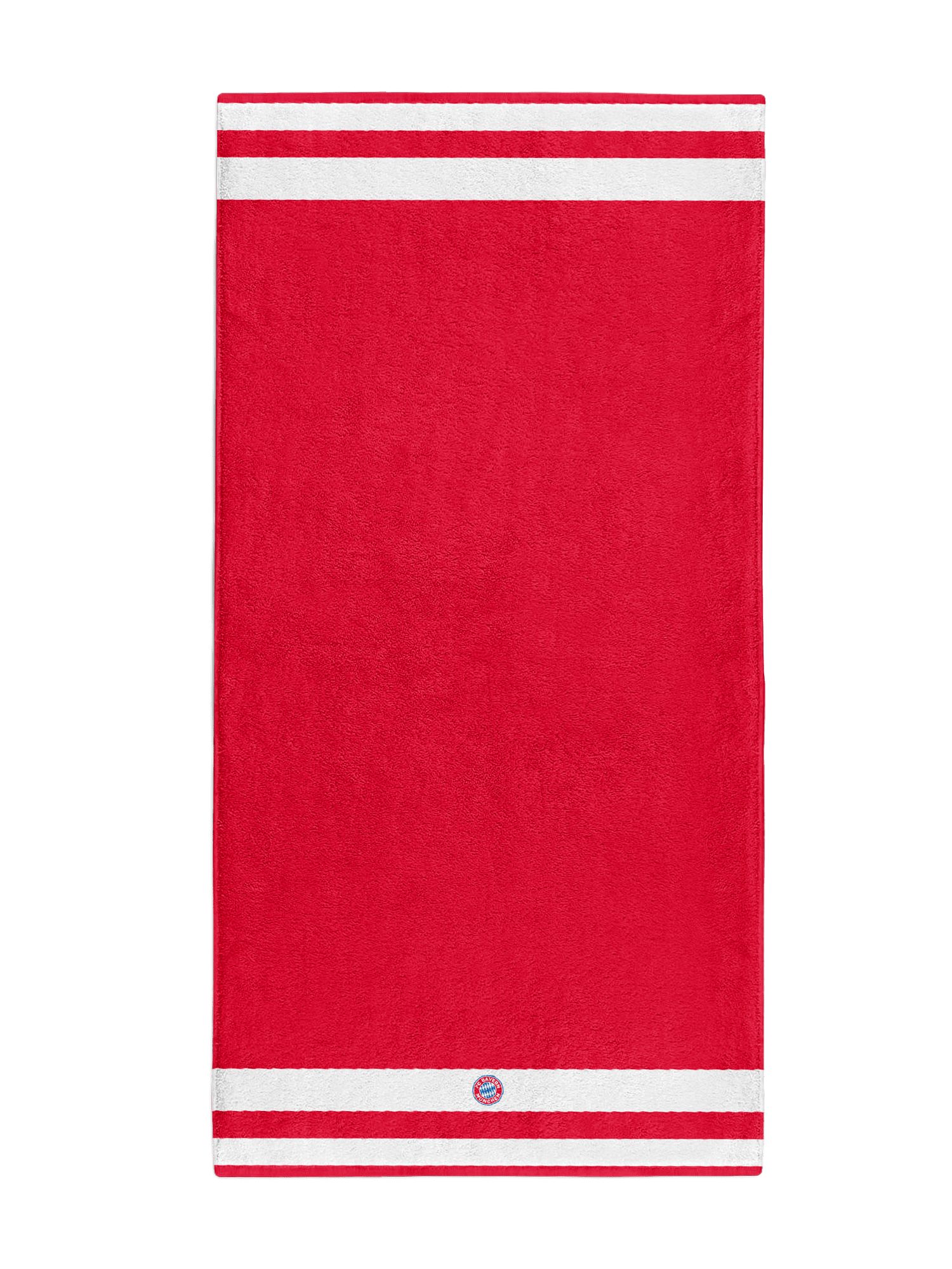 FC Bayern München Badetuch FC Bayern München I Strandtuch 160x80 cm I Rot, Baumwolle