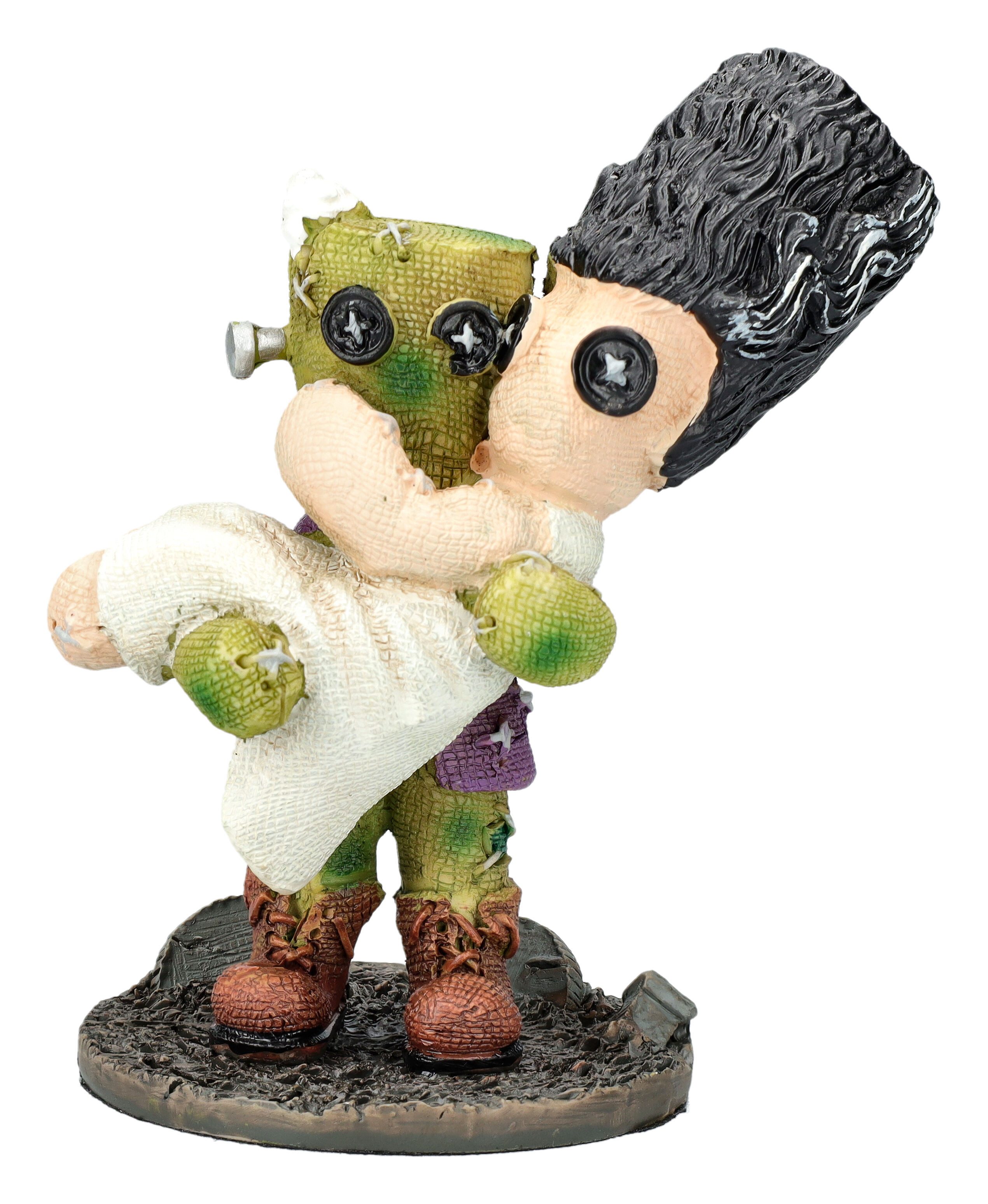 Figuren Shop GmbH Dekofigur Pinheads Figur - Frankensteins Monster trägt Braut - Fantasy Dekofigur
