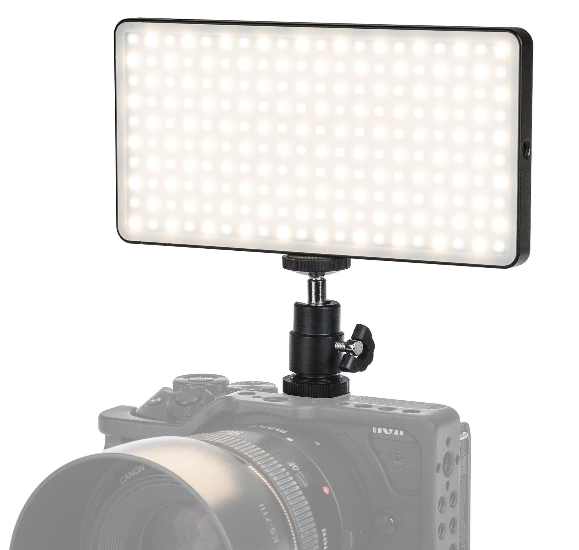 ayex LED Bilderleuchte LED Videolicht Dimmbar 3200-5600k 200 LEDS USB-C
