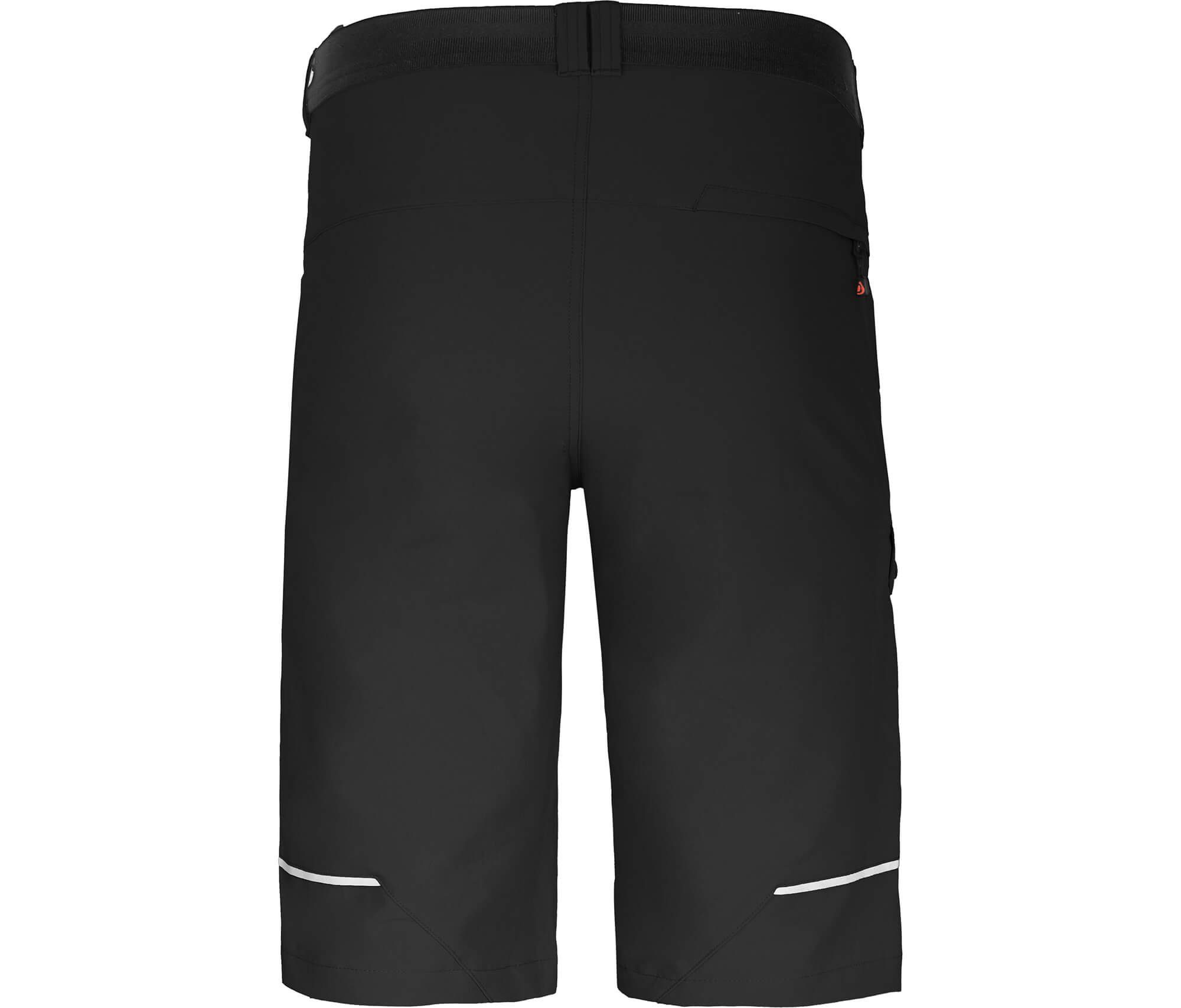Bermuda FROSLEV Outdoorhose Taschen, Wandershorts, Normalgrößen recycelt, Bergson Herren elastisch, schwarz 8