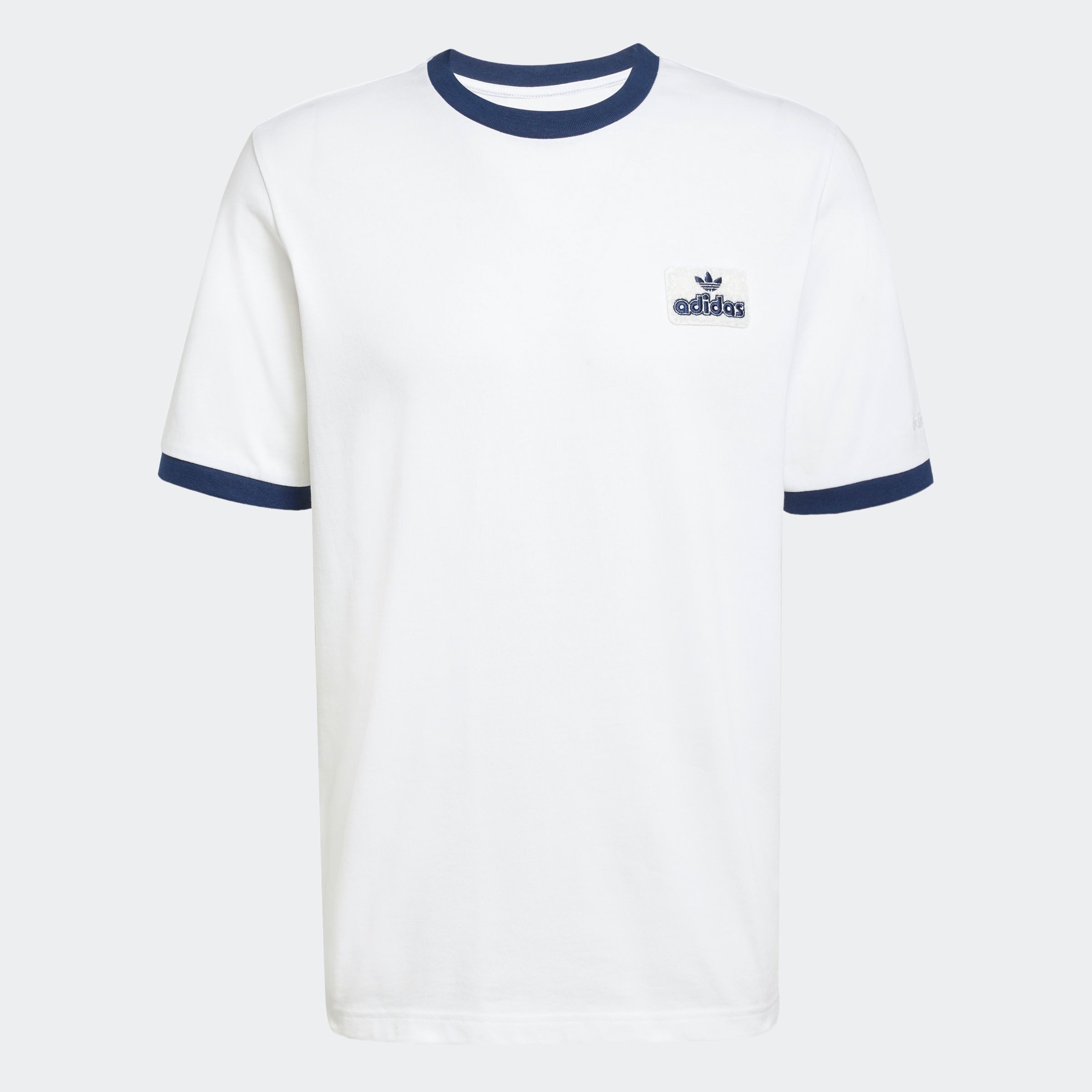 adidas Originals T-Shirt CONTRAST TEE mit Kontrastkragen und Bündchen, für Erwachsene, aus Baumwolle