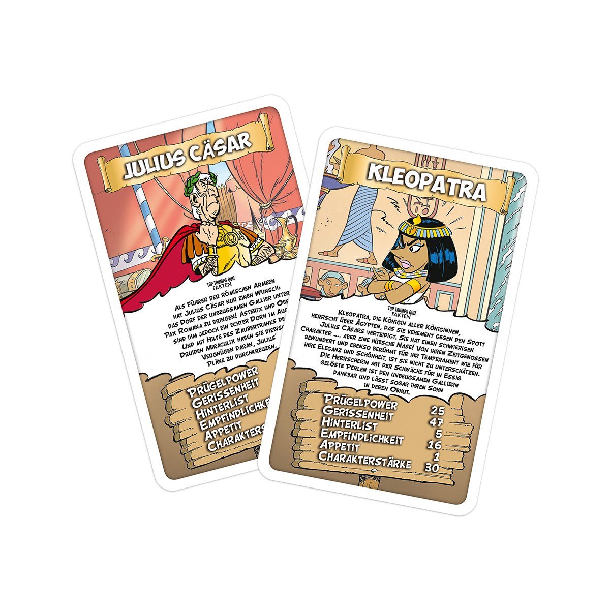 Winning Moves Spiel Top Trumps Asterix, Quartett