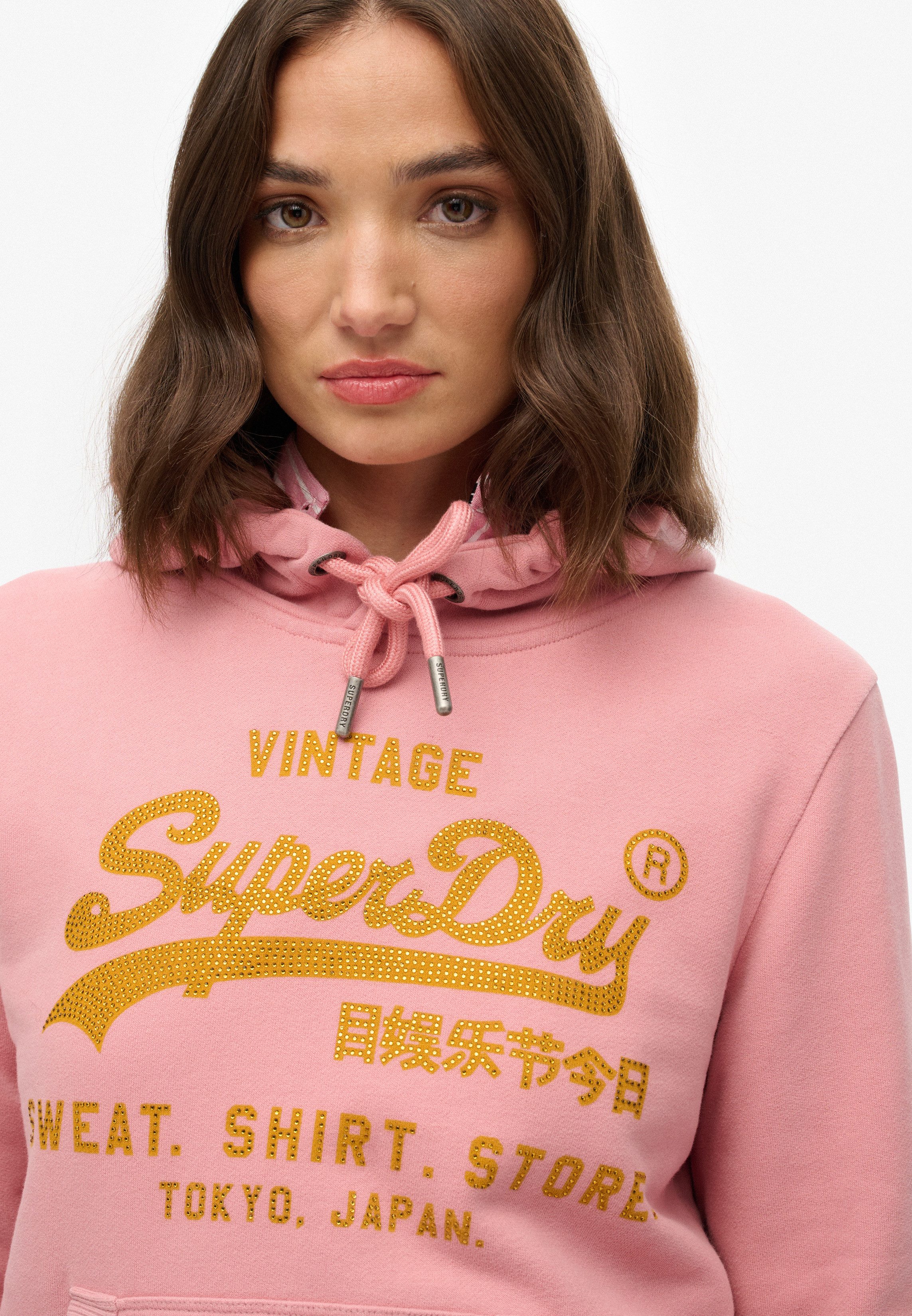 Superdry Kapuzensweatshirt EMBELLISHED VL RELAXED HOOD