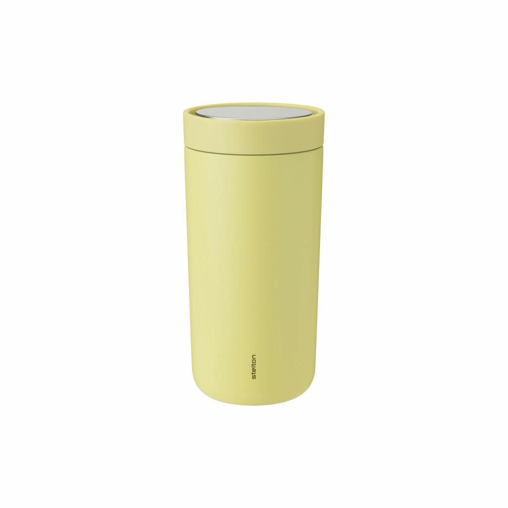 Stelton Thermobecher To Go Click Laevis, 400 ml, Stahl, PP-Kunststoff