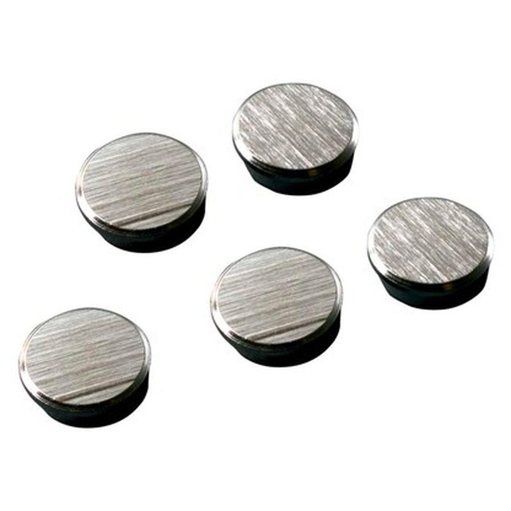 FRANKEN Magnet FRANKEN Magnete silber, Metall Ø 22,0 mm, 5 St.