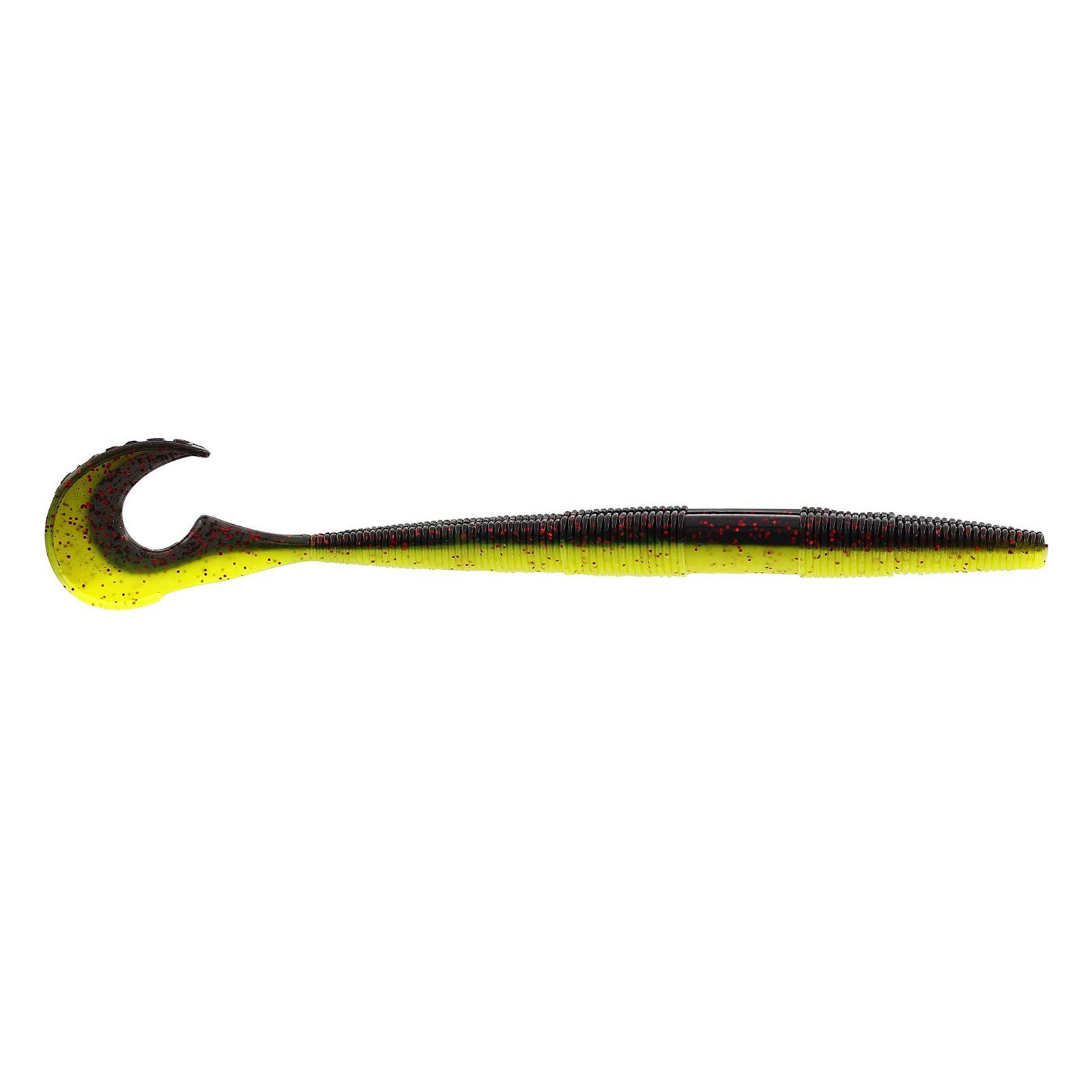 Westin Fishing Kunstköder, 5 Gummiwurm 13cm Westin Worm Stück 5g Black/Chartreuse Swimming