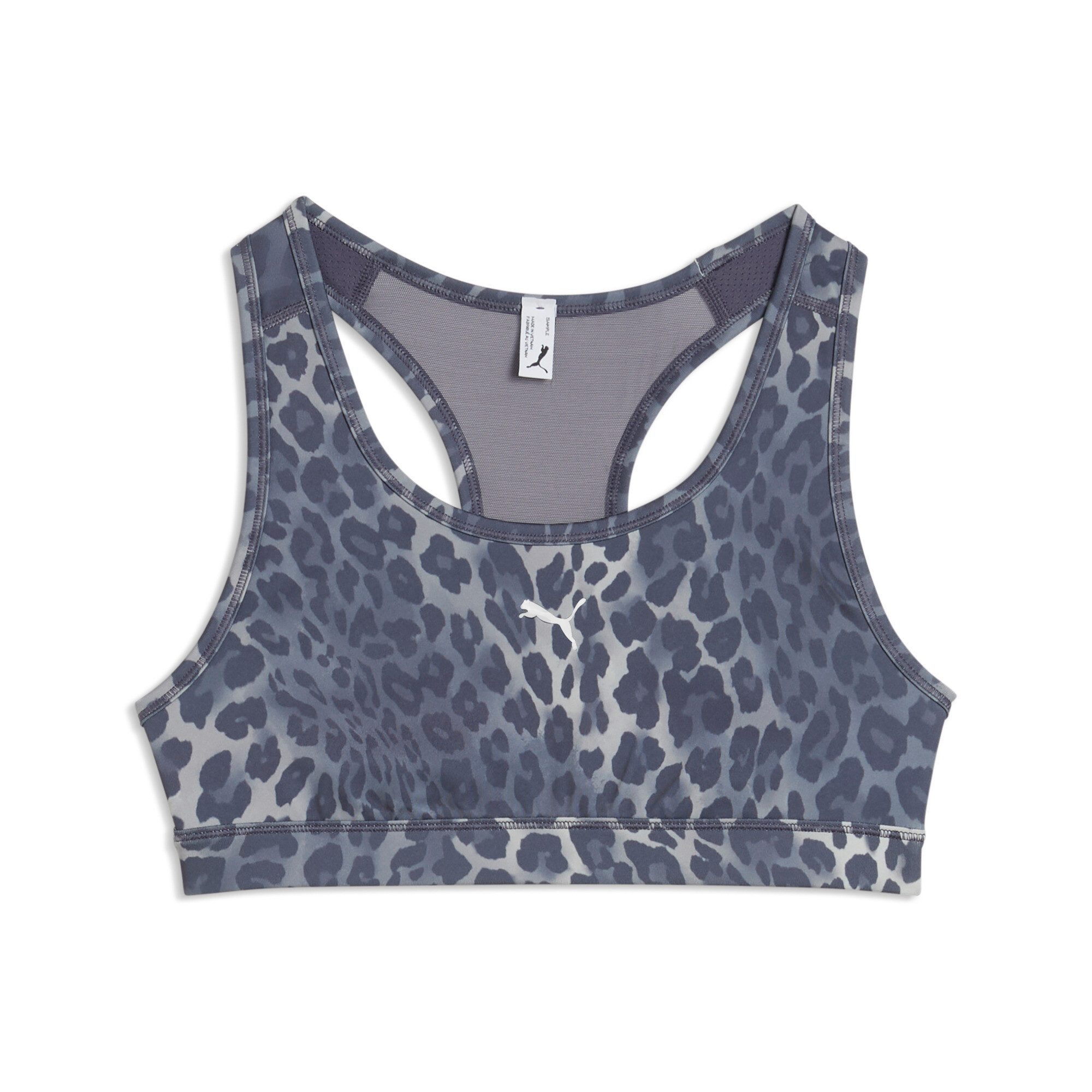 PUMA Sport-BH 4KEEPS BRA - P - SPOTTED HAZE - MID mit Feuchtigkeitsmanagement, mit herausnehmbaren Polstern