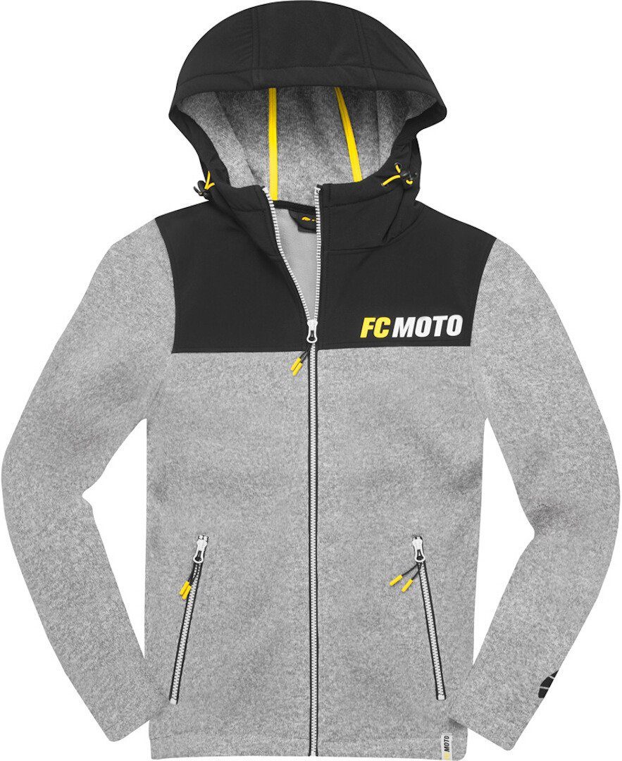 Motorradjacke Faster-H Strickfleece Zip Hoodie