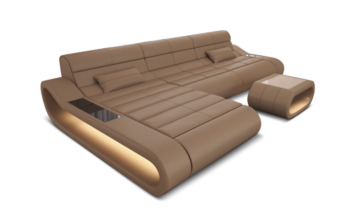 Sofa Dreams Ecksofa Ledercouch Ledersofa Concept günstig online kaufen