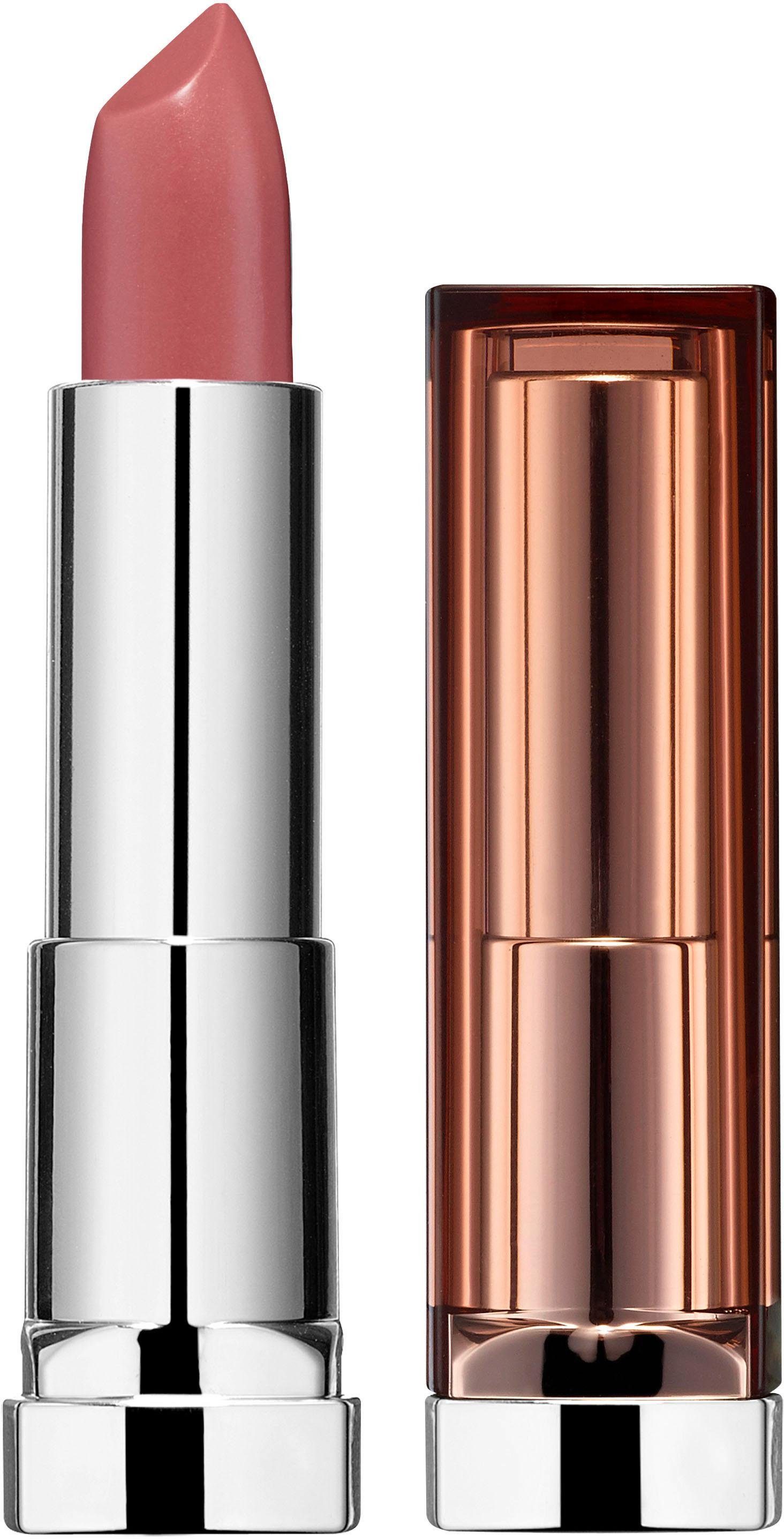 MAYBELLINE NEW YORK Lippenstift Color Sensational Blushed Nudes, mit natürlichen Inhaltstoffen