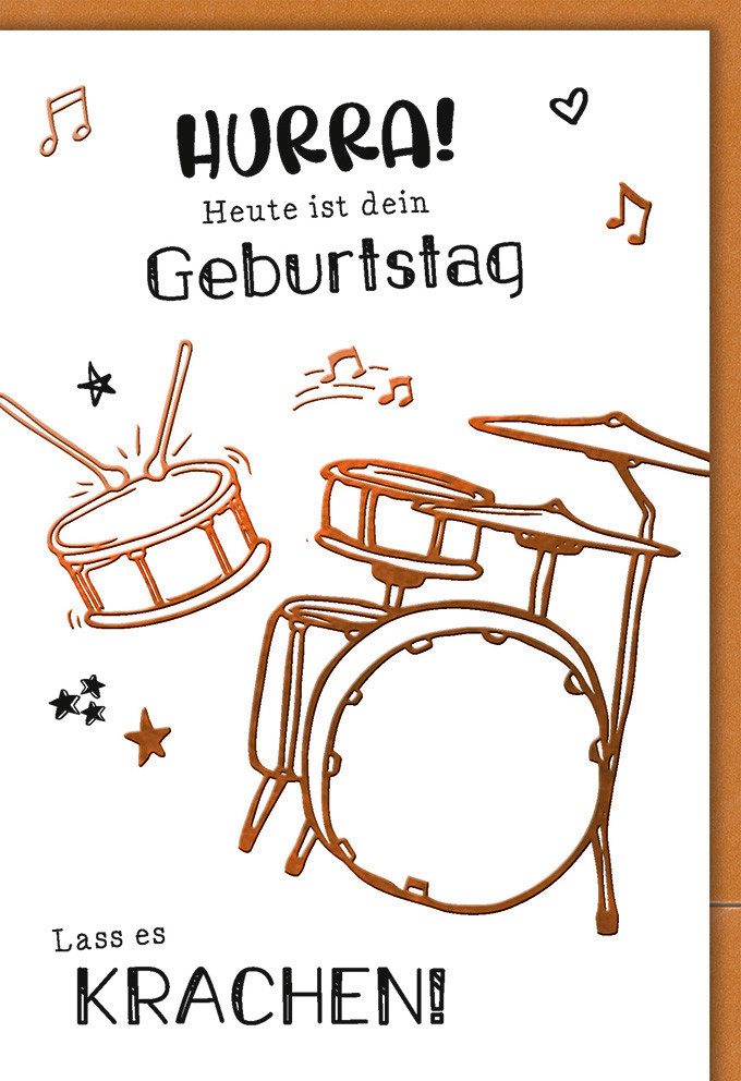 Verlag Dominique Grußkarten Geburtstag Karte mit Umschlag