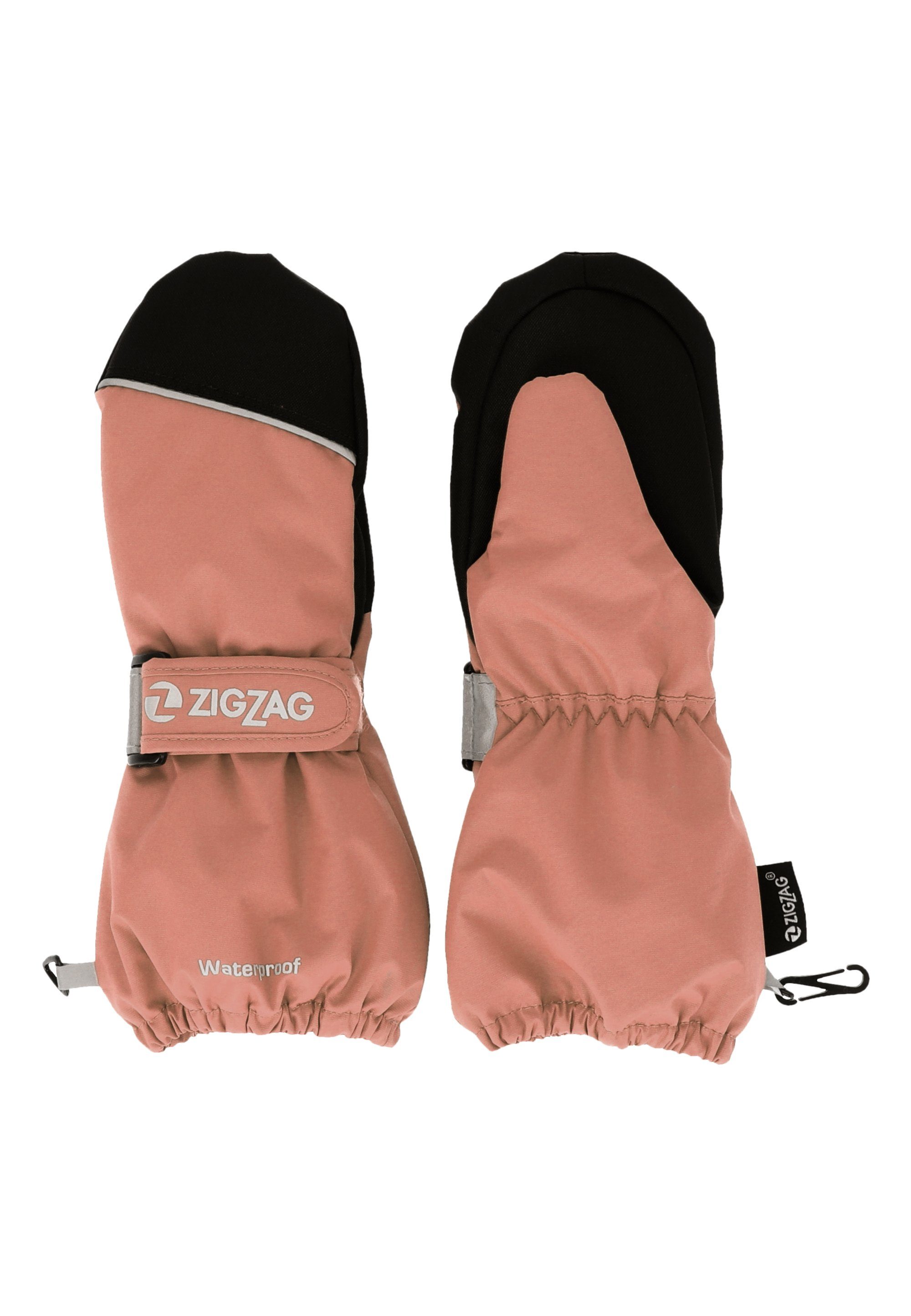 ZIGZAG Skihandschuhe Kempston mit komfortabler Wintersport-Ausstattung rosa