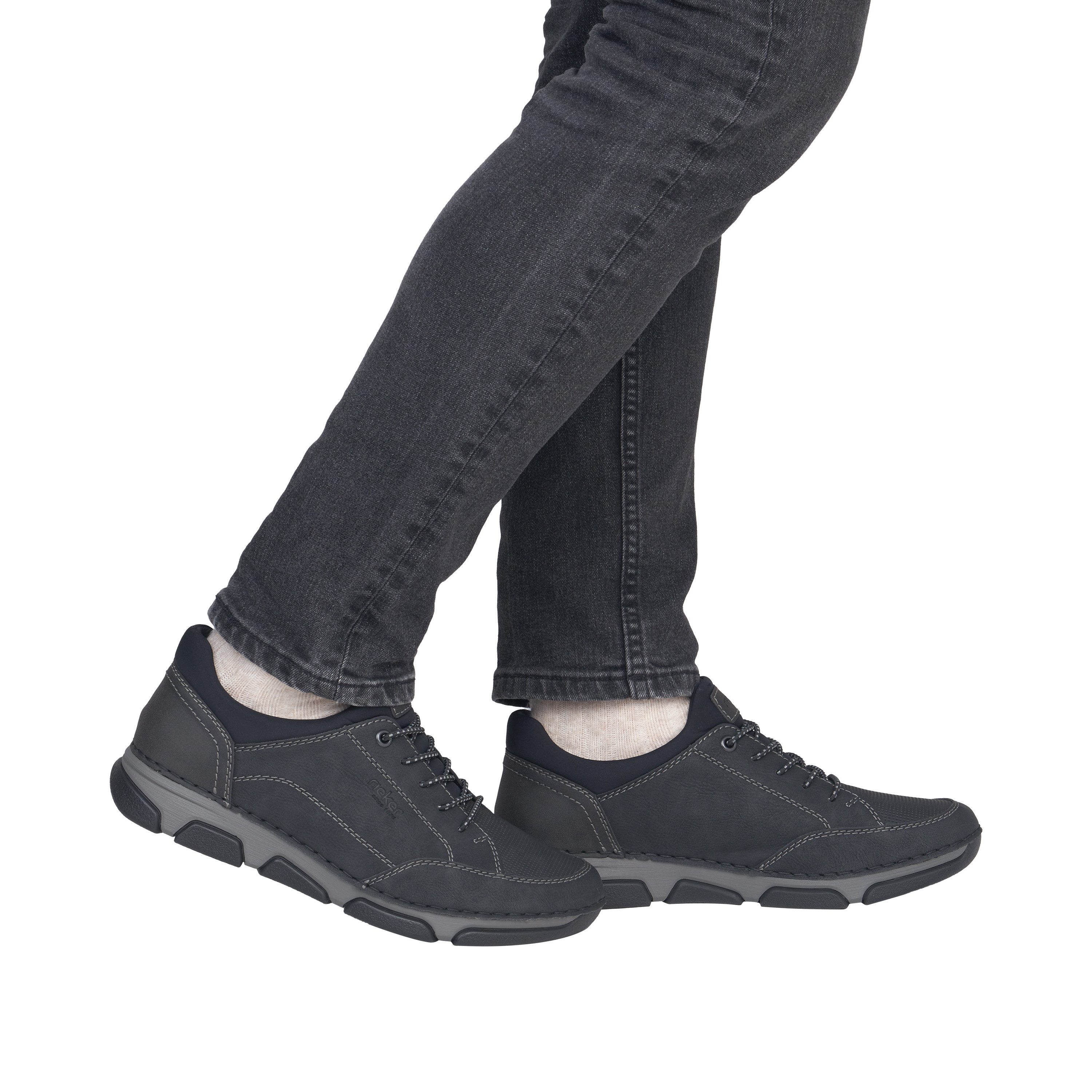 Rieker Slip-On Sneaker Schlupfschuh, Halbschuh, Slipper mit Gummizug