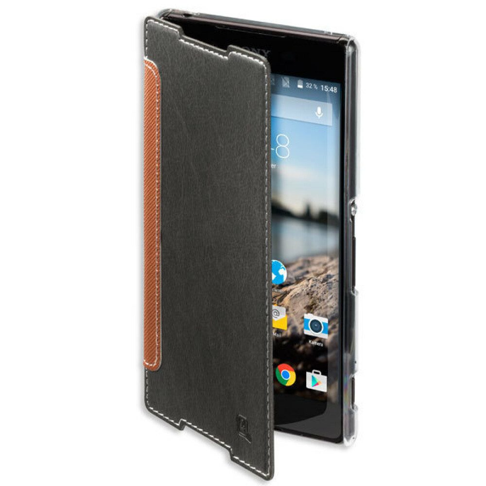 Handytasche Book Case Handyhülle für Sony Xperia Z3 Schwarz 4smarts NOORD 4ST7036 (Book Cover)