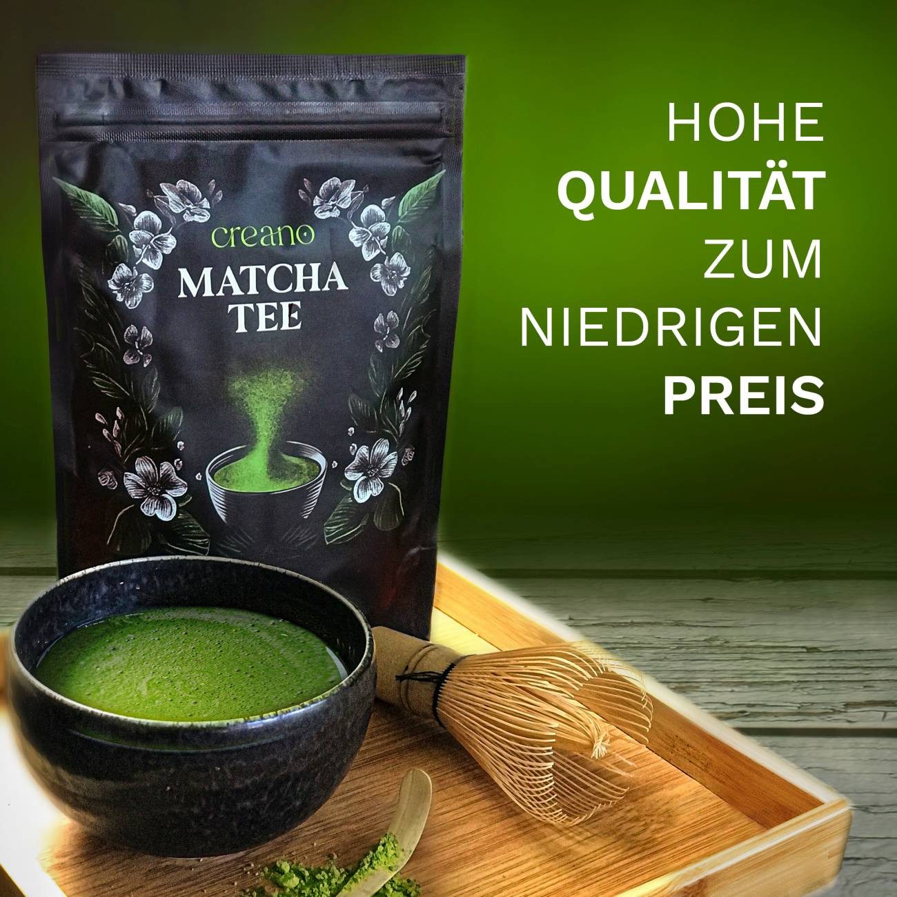 Creano Tee Creano Bio Matcha Tee 100g, 1 x 1 St., BIO Qualität