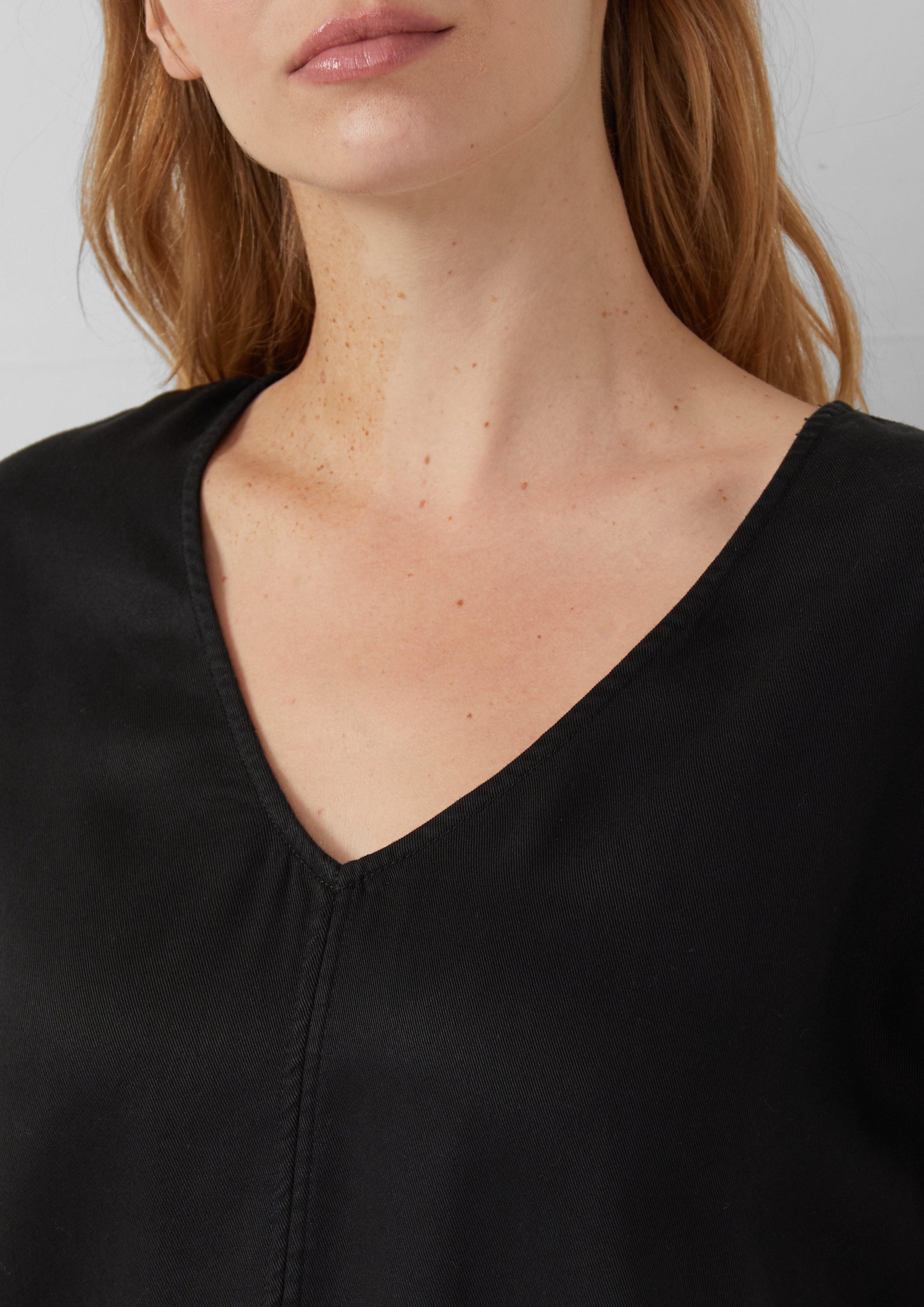 s.Oliver Blusentop Ärmellose Bluse aus Lyocell günstig online kaufen