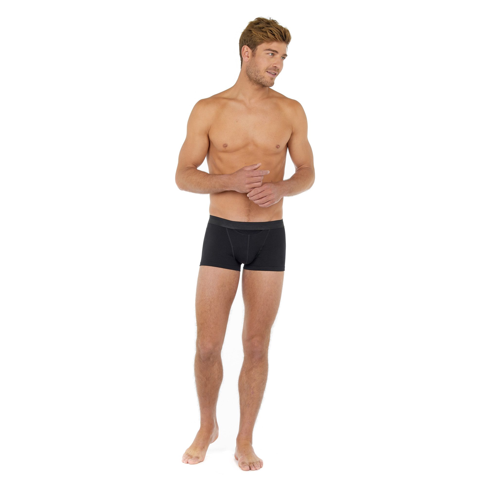 Hom Boxershorts HO1 bequem, weich, eng, elastisch, basic, breiter Bund, Baumwollmix