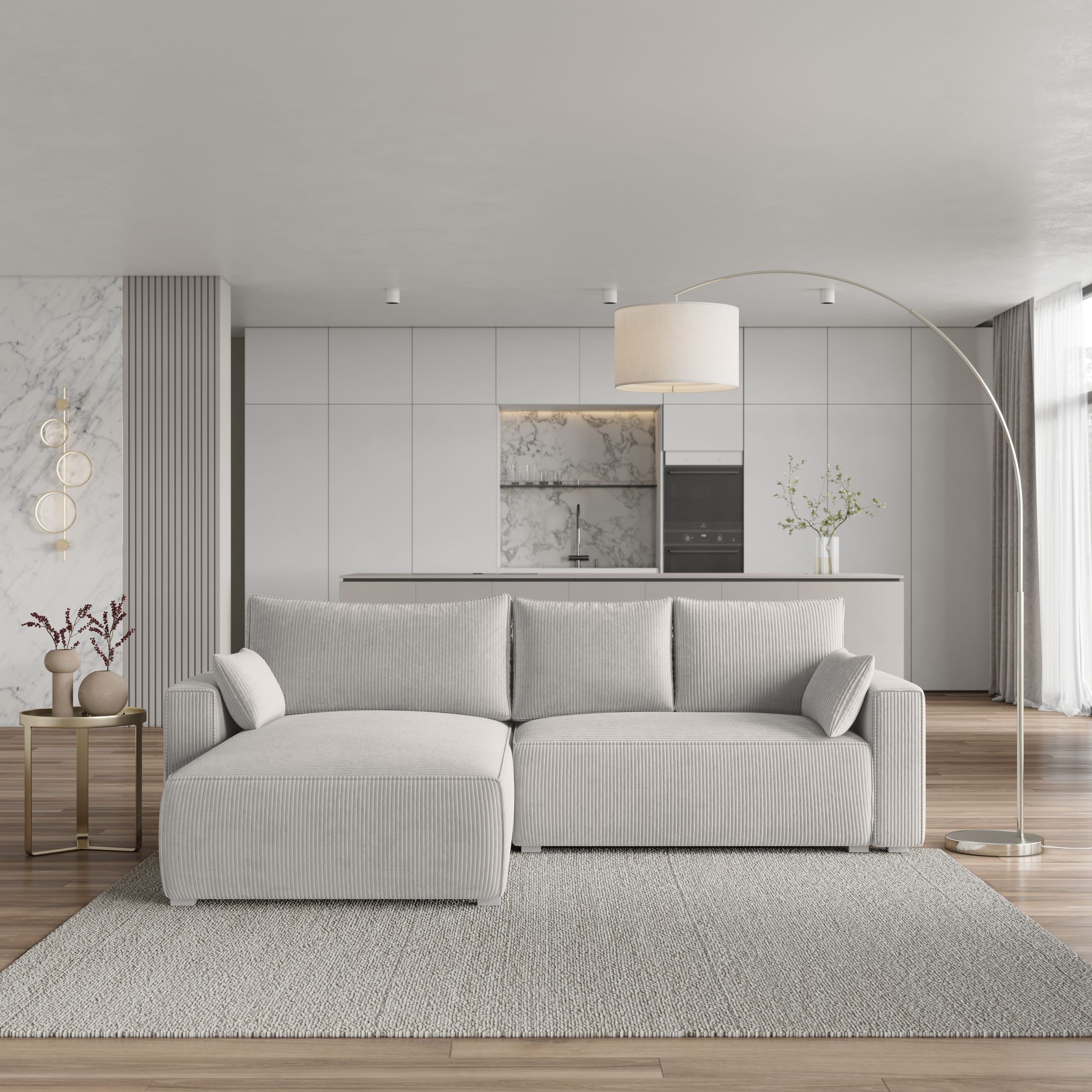 Masseno Ecksofa FORIL mit Schlaffunktion L-Form, günstig online kaufen