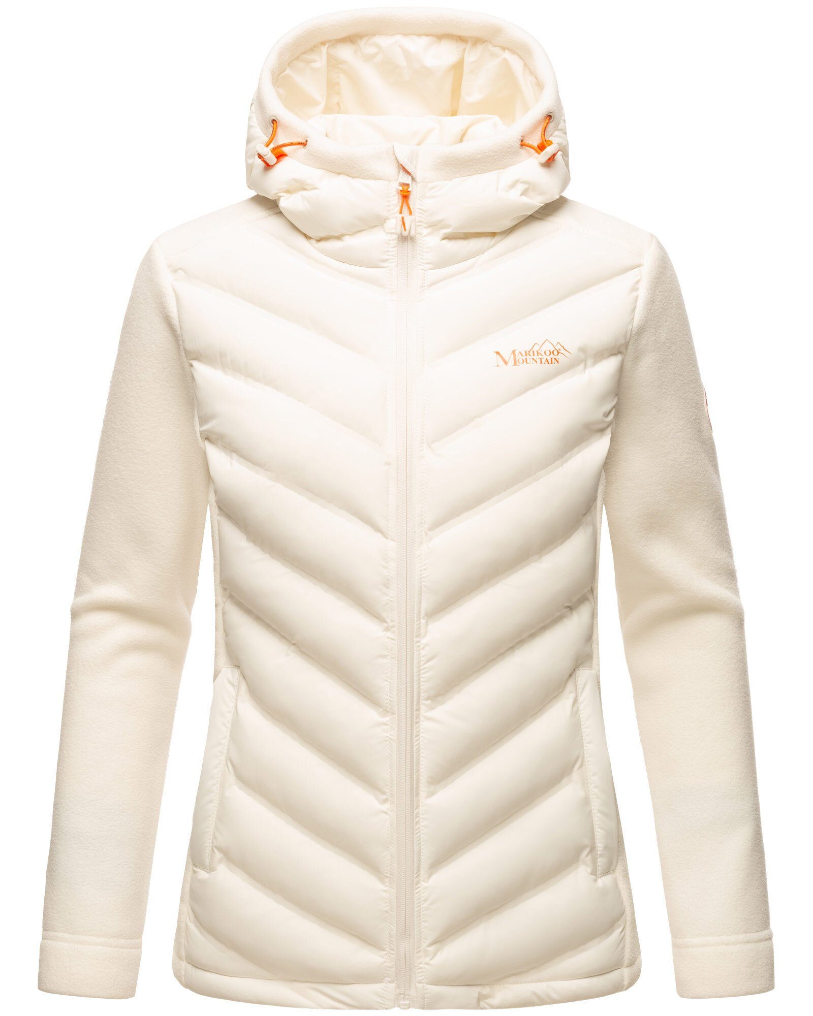 Haruna hoch Mount Marikoo schließendem Outdoorjacke Kragen Offwhite mit