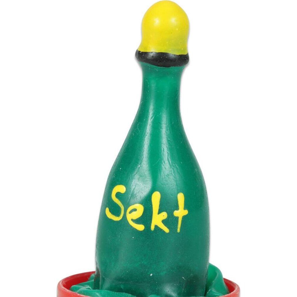 Condomerie Kondome Handbemalte Neuheitskondome Champagner