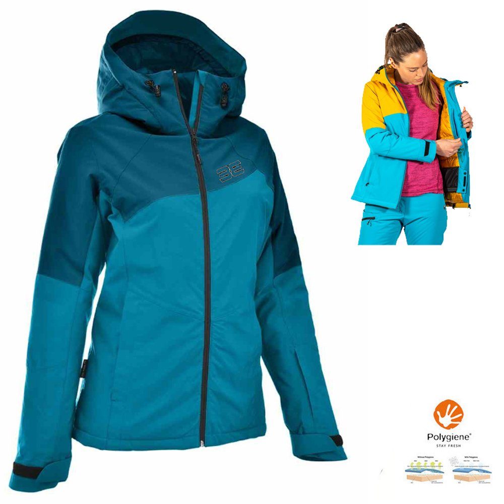 Trekkingjacke Maul - Schneeberg II Damen Skijacke Winterjacke, blau