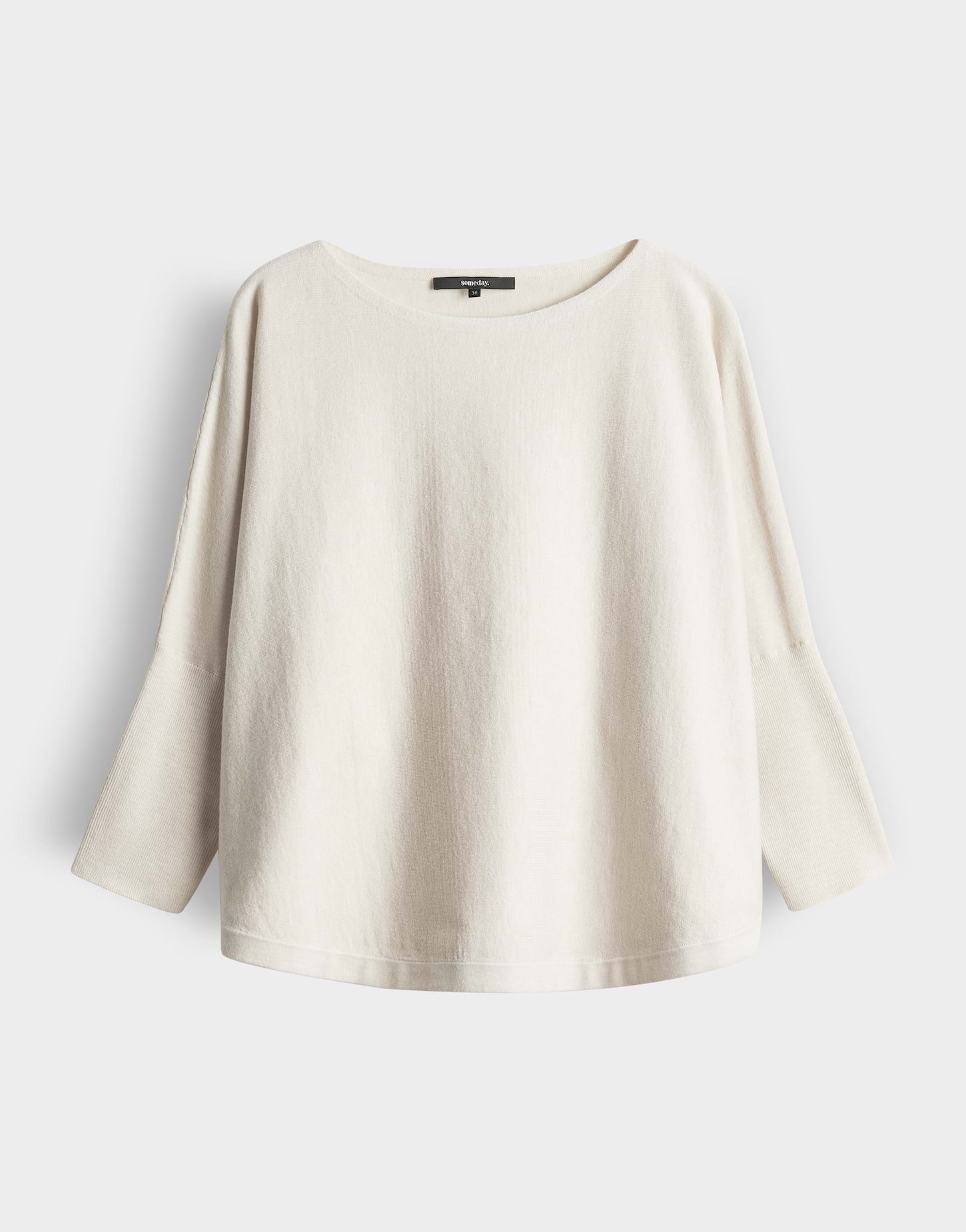 someday Strickpullover TIRAJA Oversized im Cape Stil oversized Passform, ovaler Schnitt, weich fließender Fall