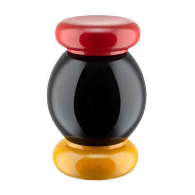 Alessi Salz-/Pfeffermühle Sottsass Collection Klein Schwarz manuell