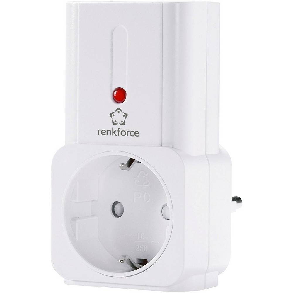 Renkforce Funk-Zusatz-Steckdose 433 MHz Smart-Home-Steuerelement