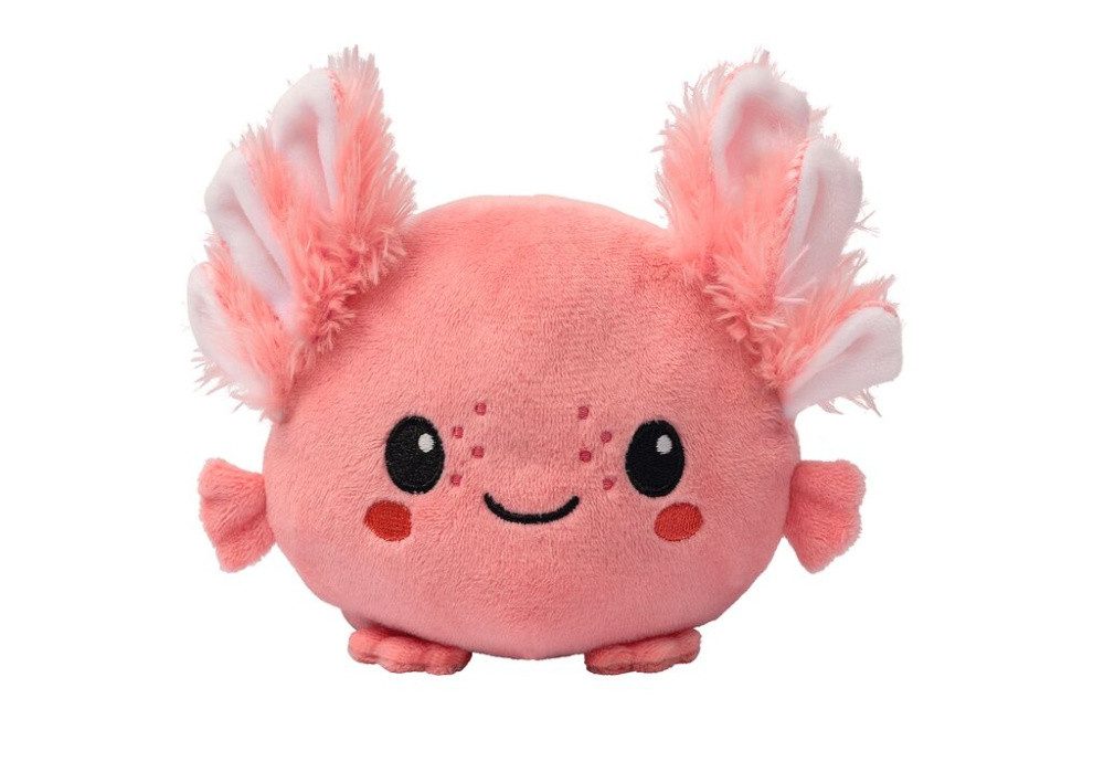 Moses. Verlag Kuscheltier Flauschiger Wende-Axolotl für Kinder