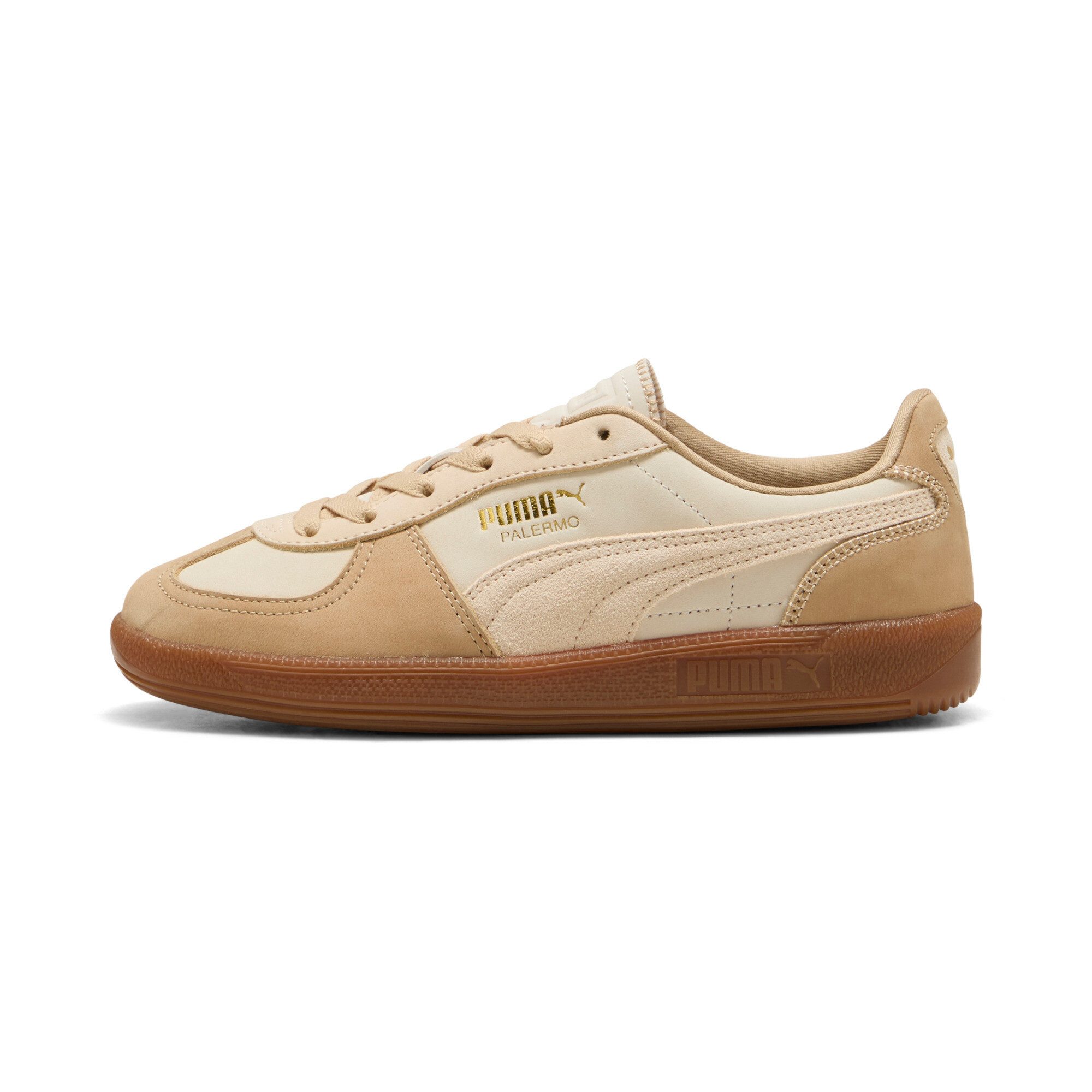 PUMA PALERMO LUX WNS Sneaker mit Plateausohle, aus Leder, mit Gummilaufsohle, mit Schnürung