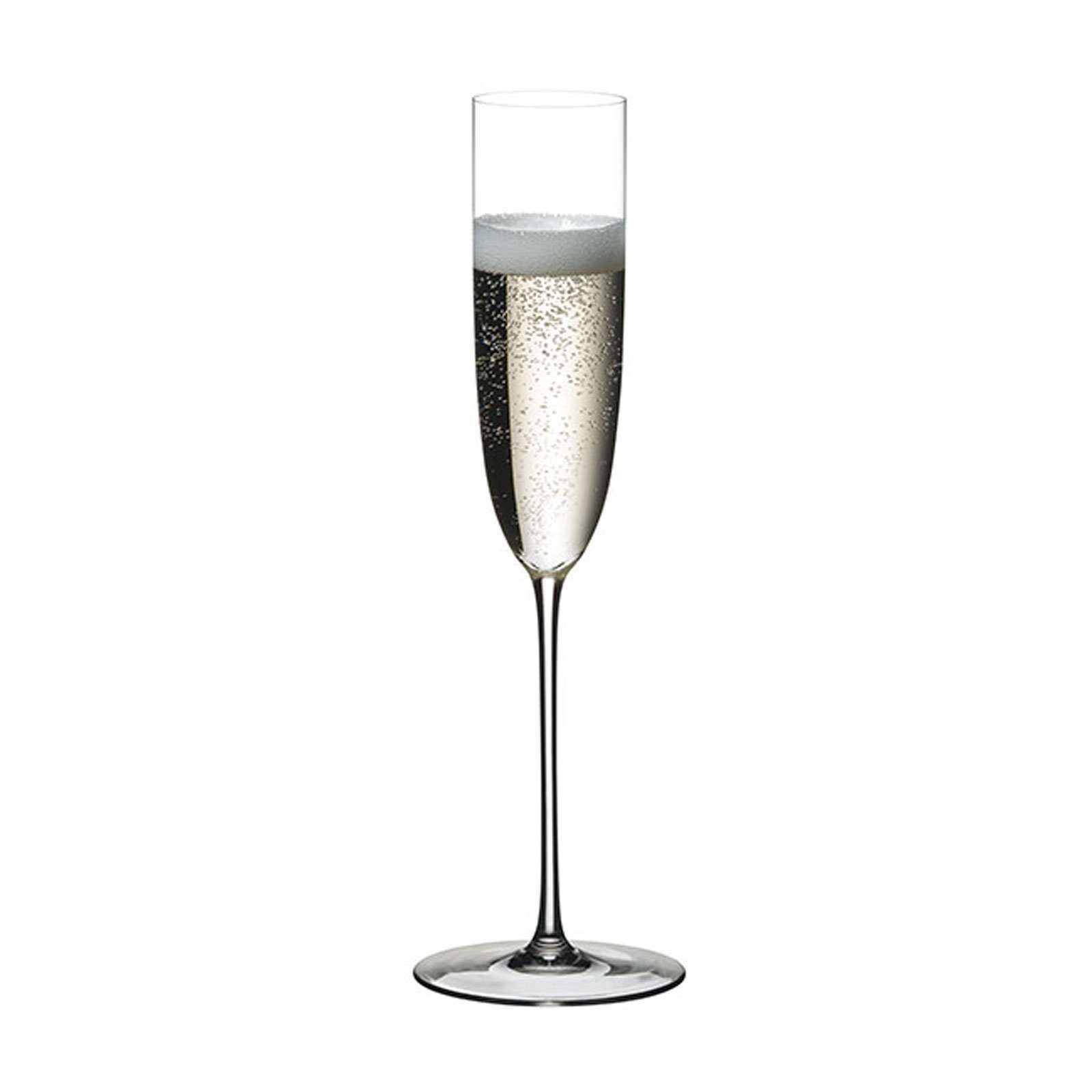 RIEDEL THE WINE GLASS COMPANY Glas Riedel Superleggero Champagner Flöte, 1-tlg., Kristallglas. € 57,80