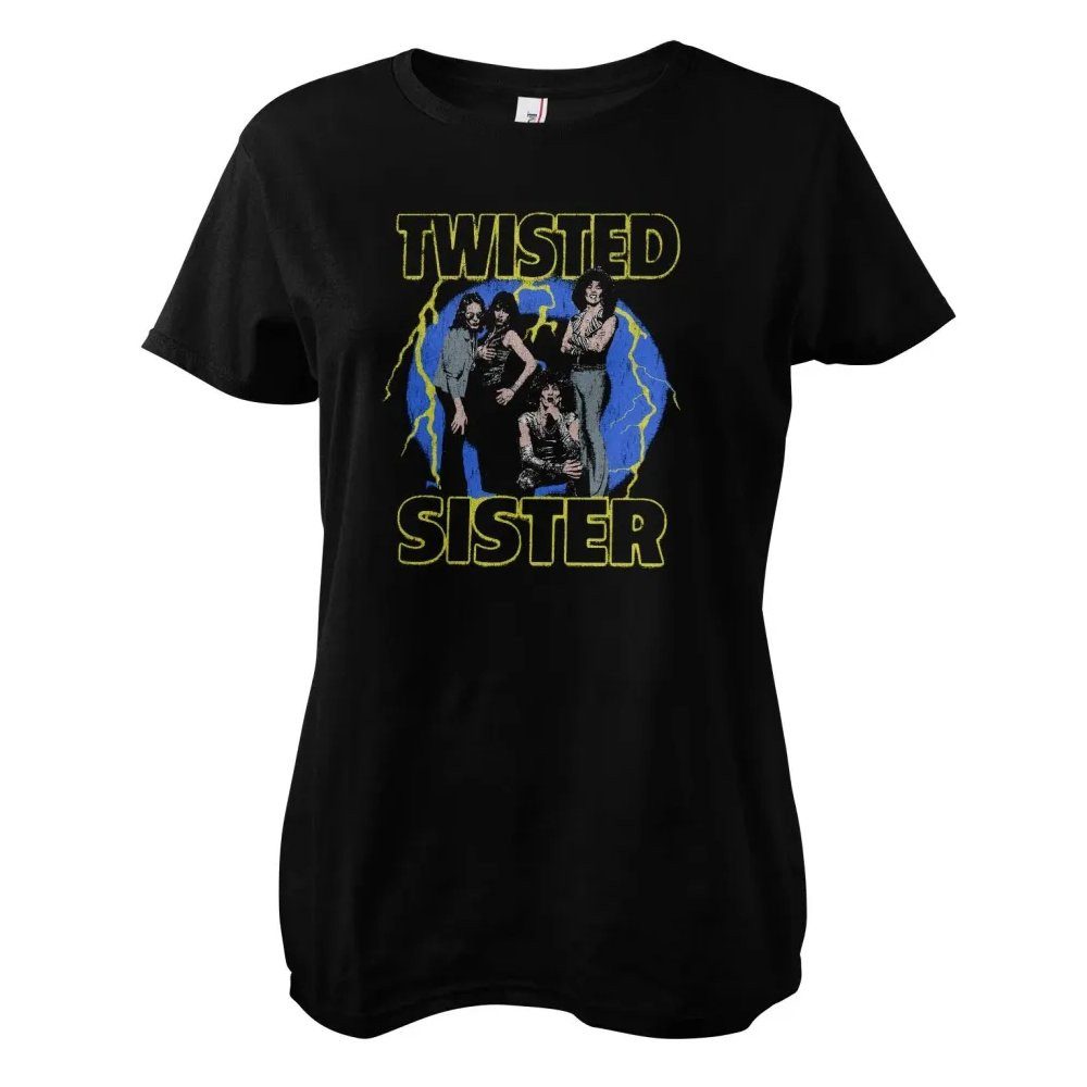 Twisted Sister T-Shirt Vintage Lightning Girly Tee