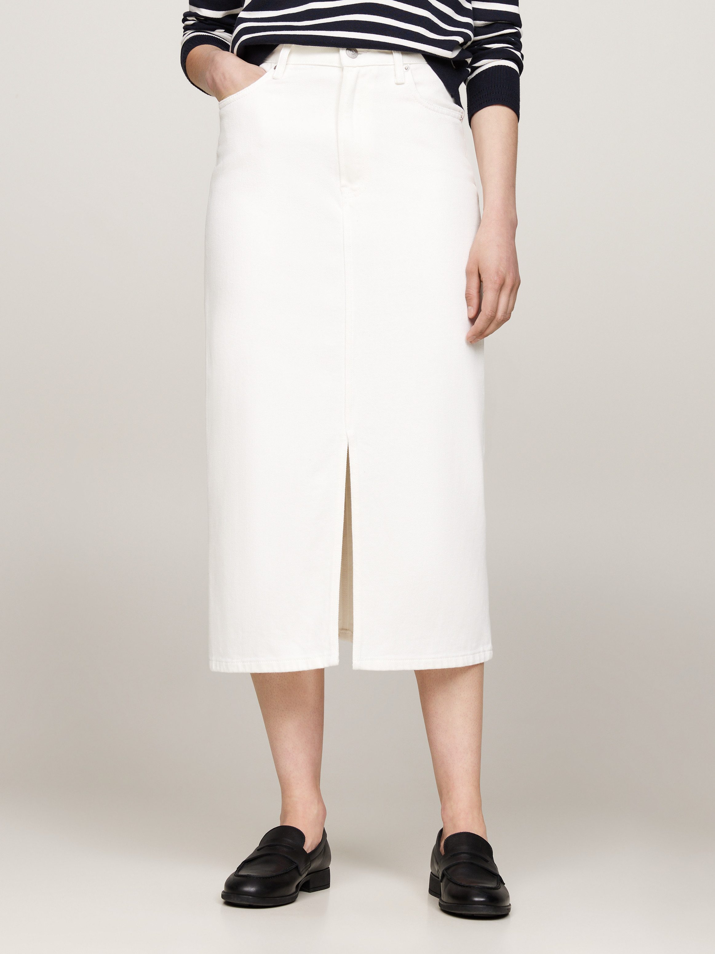 Tommy Hilfiger Bleistiftrock MIDI STRAIGHT SKIRT günstig online kaufen