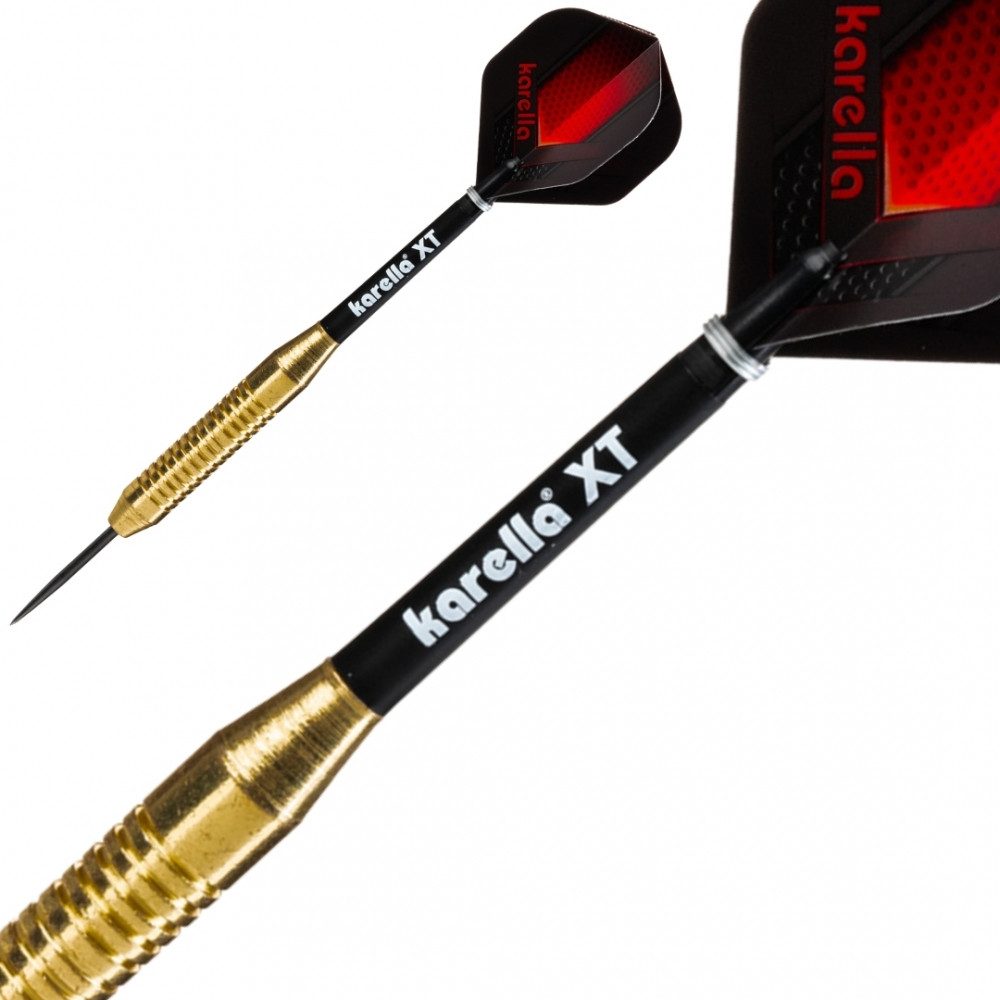 Karella Dartpfeil Karella XT-1 22 g Steeldart Set für Einsteiger.