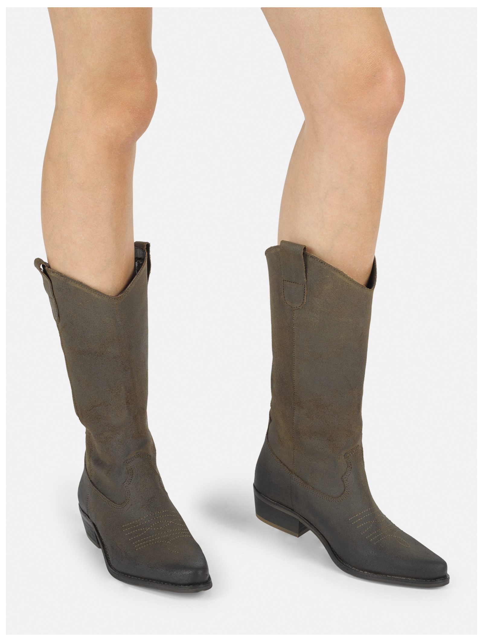 Felmini Stiefel Leder . Bikerboots