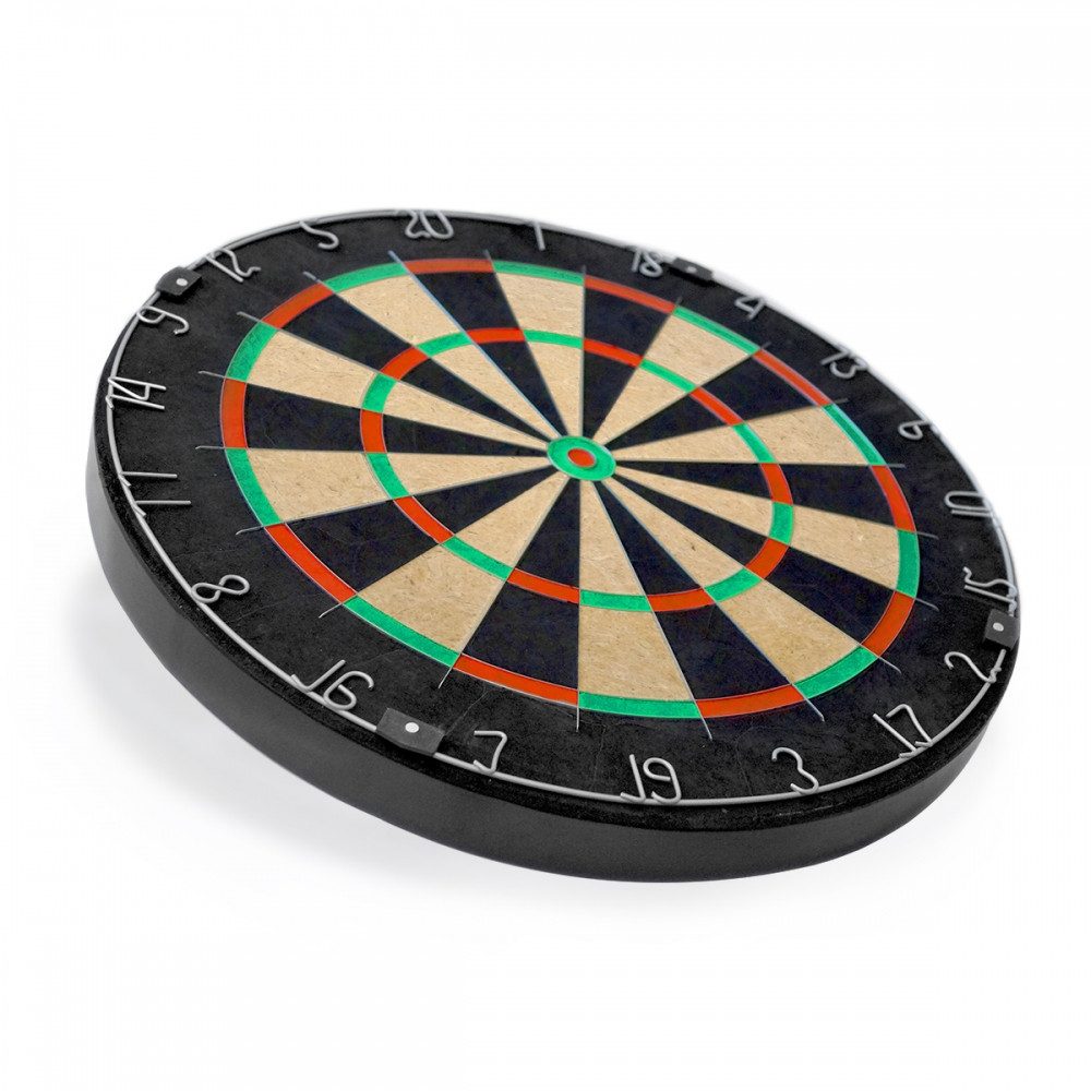 Karella Dartscheibe Karella Dartboard BullOut - Wettkampf Dartboard für Spieler., (Wettkampf-Dartboard, Erstklassiges Wettkampf-Dartboard, offizielle Turniergröße), Erstklassiges Wettkampf-Dartboard