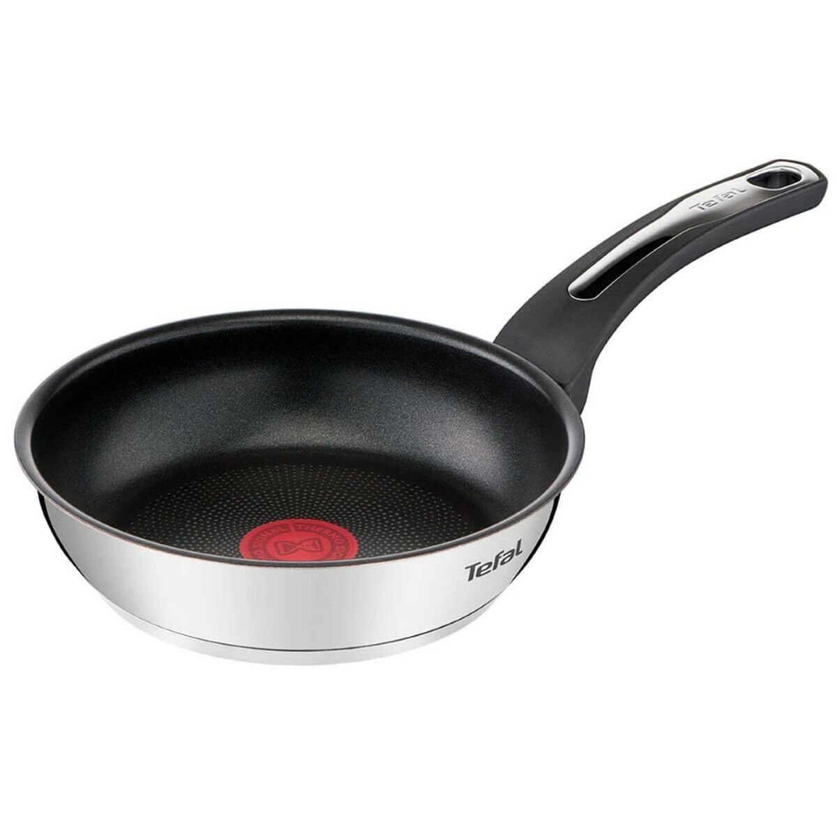 Tefal Bratpfanne Tefal Pfanne E3000104 Stahl Edelstahl 18 cm Antihaft TEFAL E3000104 Te, (1-tlg)