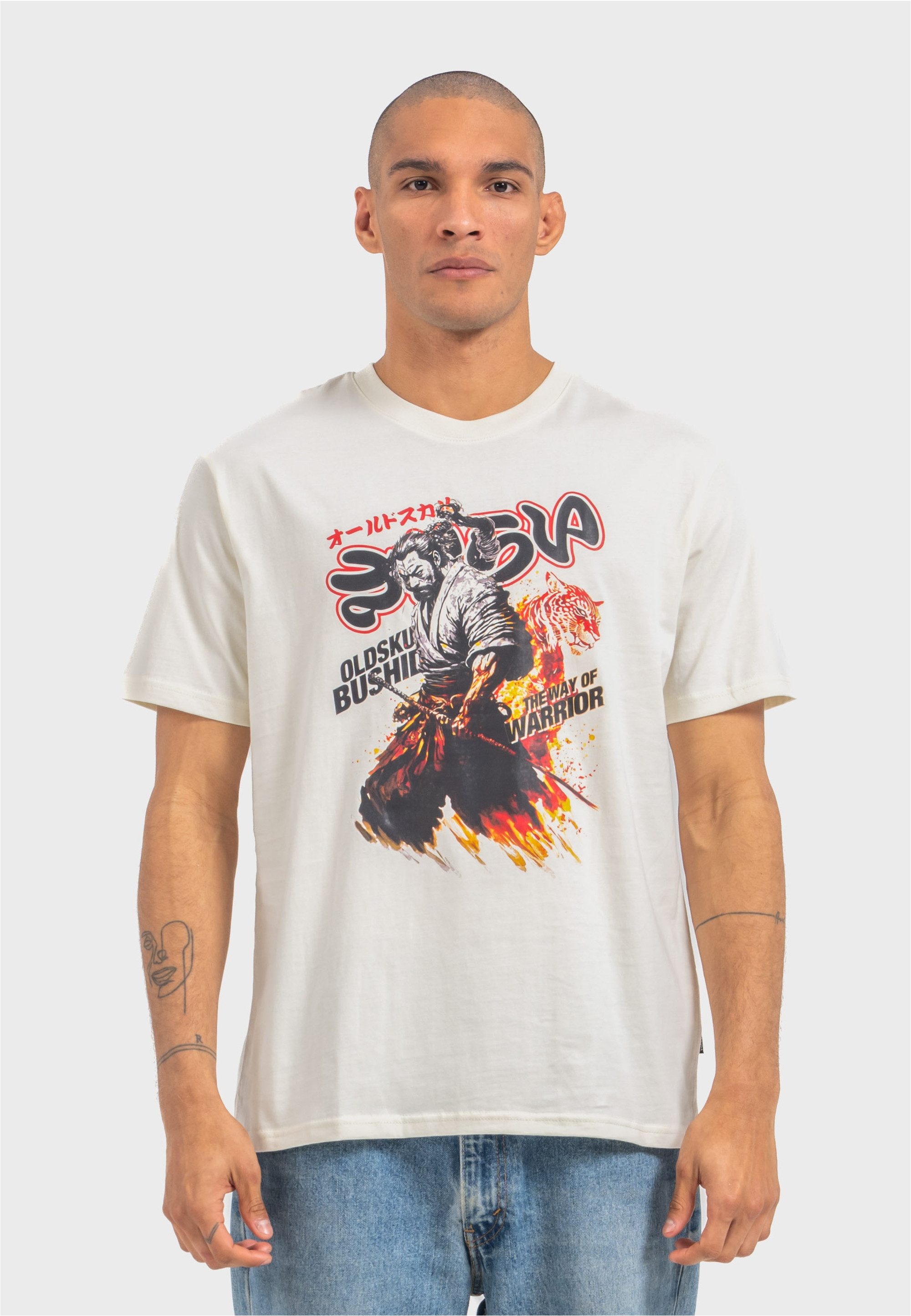 Oldskull T-Shirt Japanese Samurai Warrior Graphic günstig online kaufen