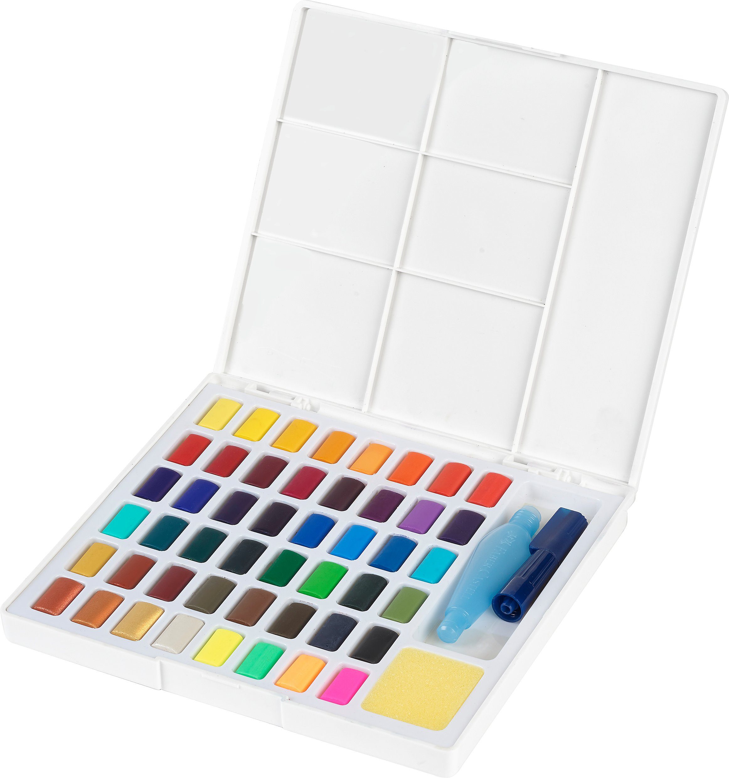 Faber-Castell Aquarellstifte 48 Aquarellfarben in Näpfchen