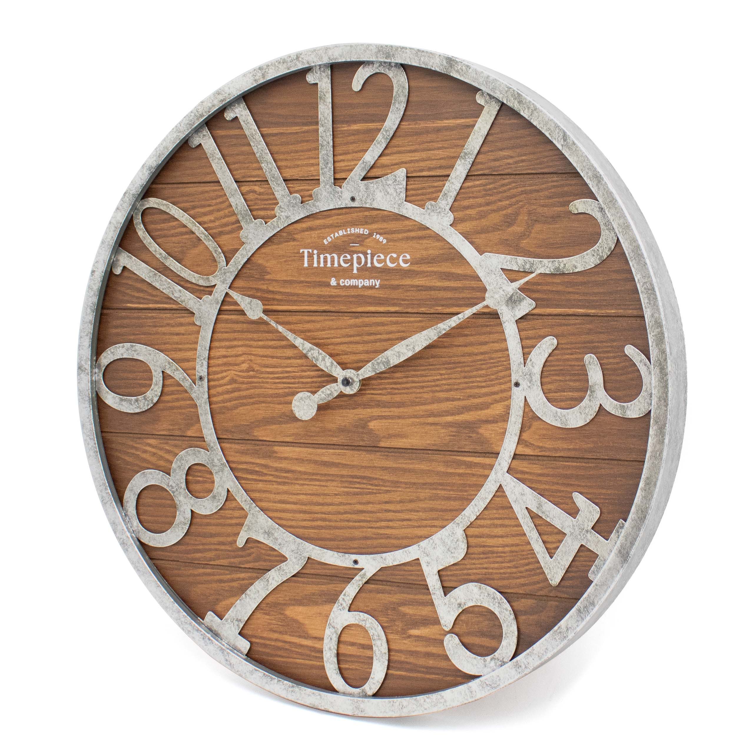 K&L Wall Art Wanduhr große Industrielle günstig online kaufen