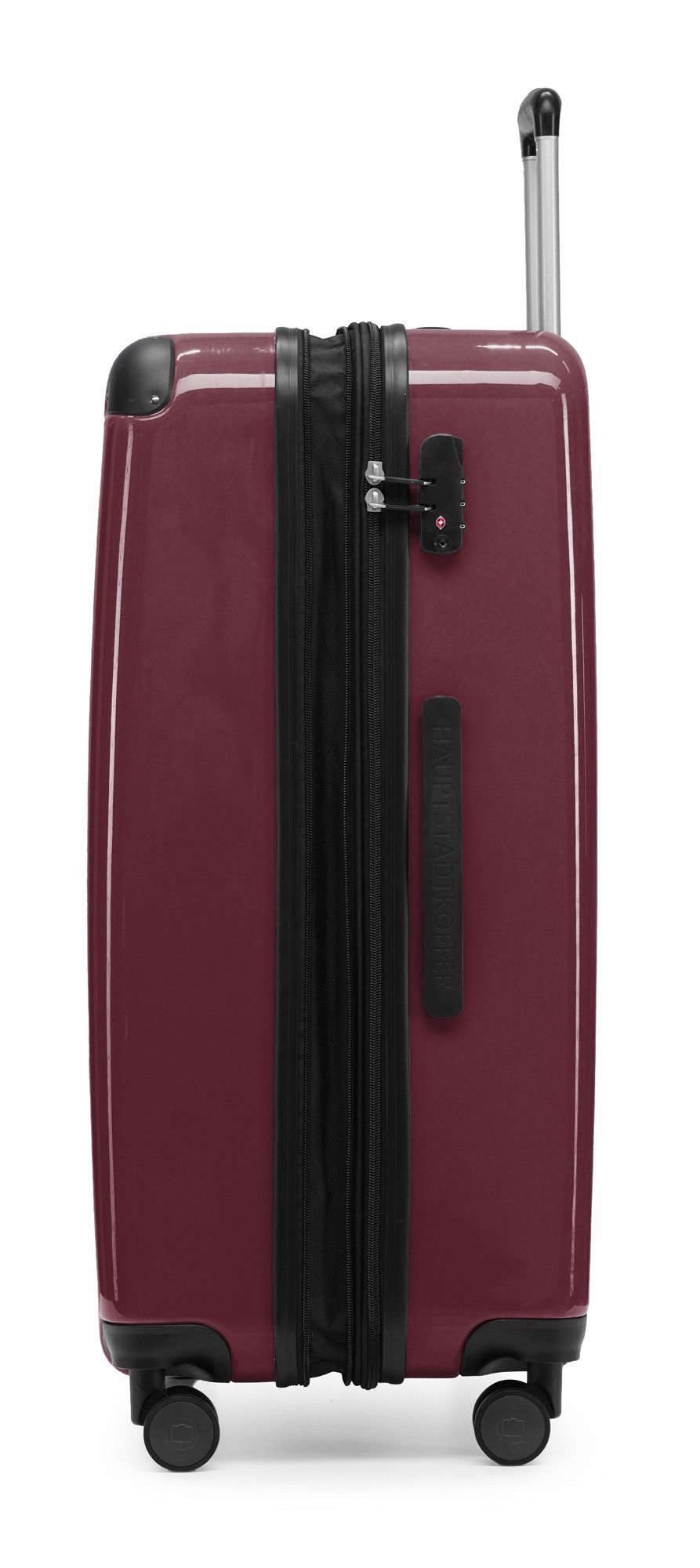 Hauptstadtkoffer Trolley, 4 Rollen, Großer Koffer Reisekoffer TSA 74L